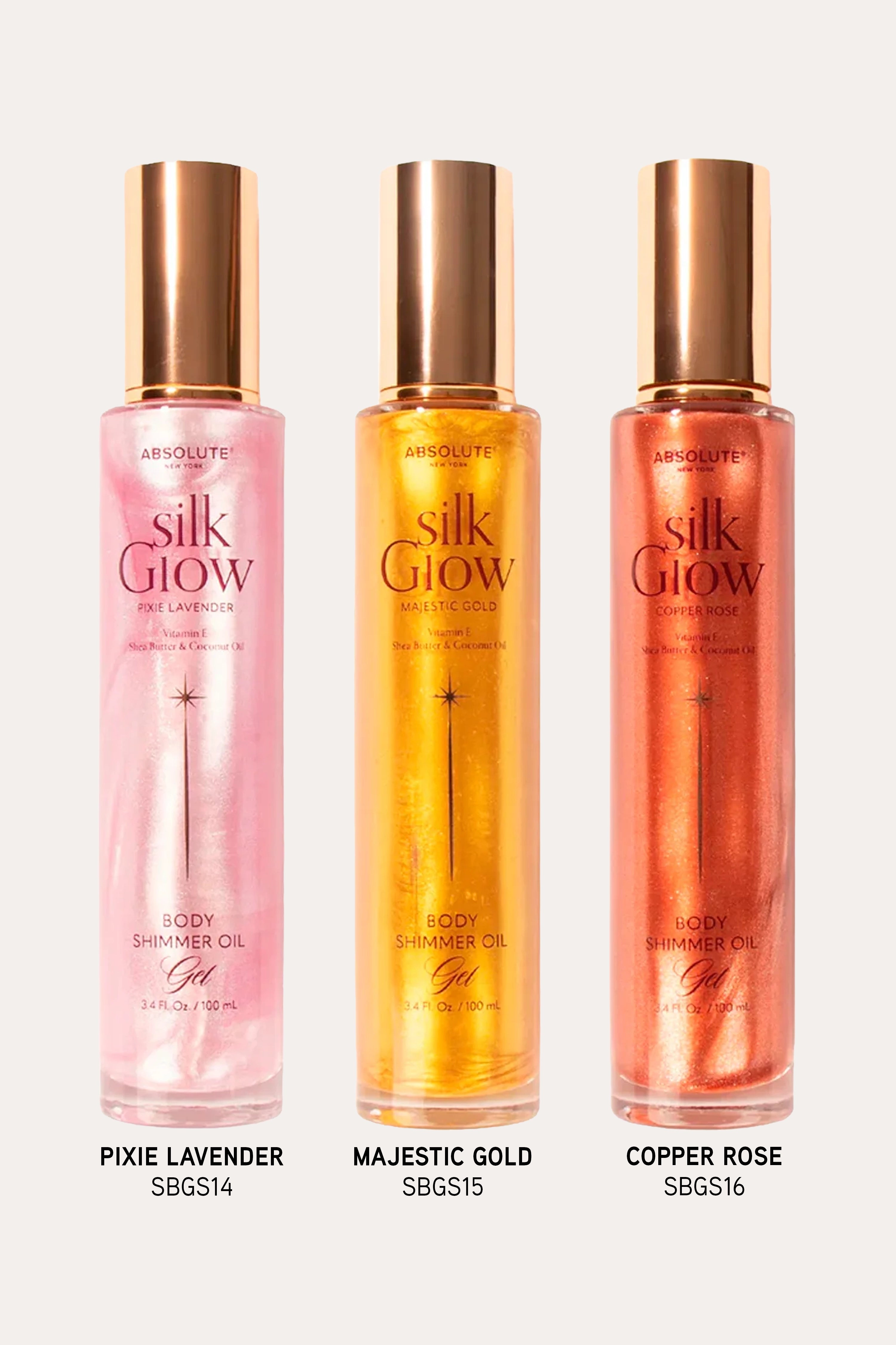 ABSOLUTE NY SILK GLOW BODY OIL GEL