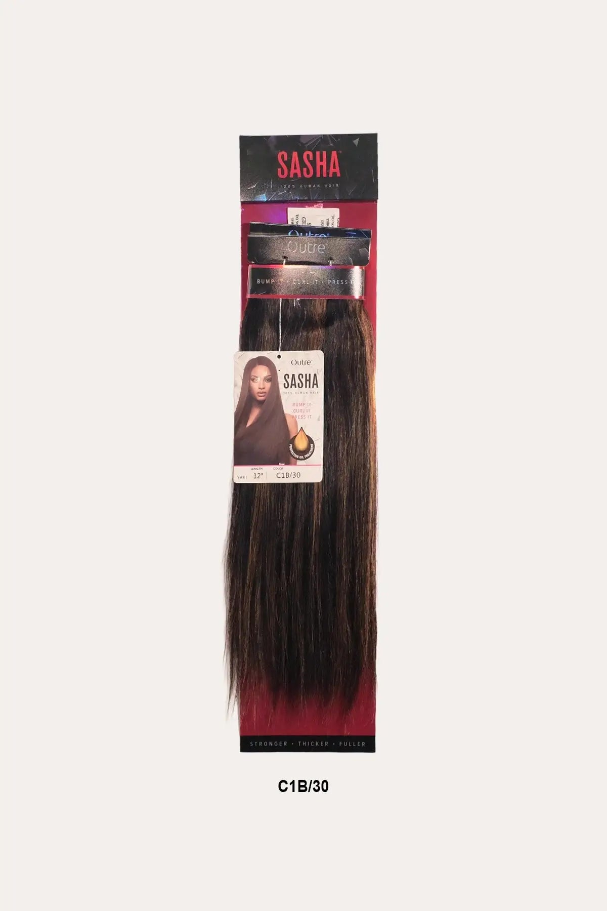 OUTRE HUMAN HAIR WEAVE SASHA YAKI - 12"