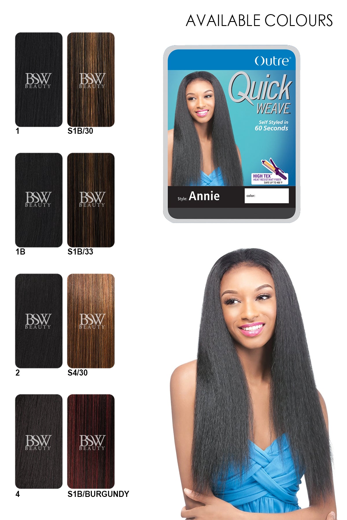 OUTRE QUICK WEAVE - ANNIE - BSW BEAUTY CANADA