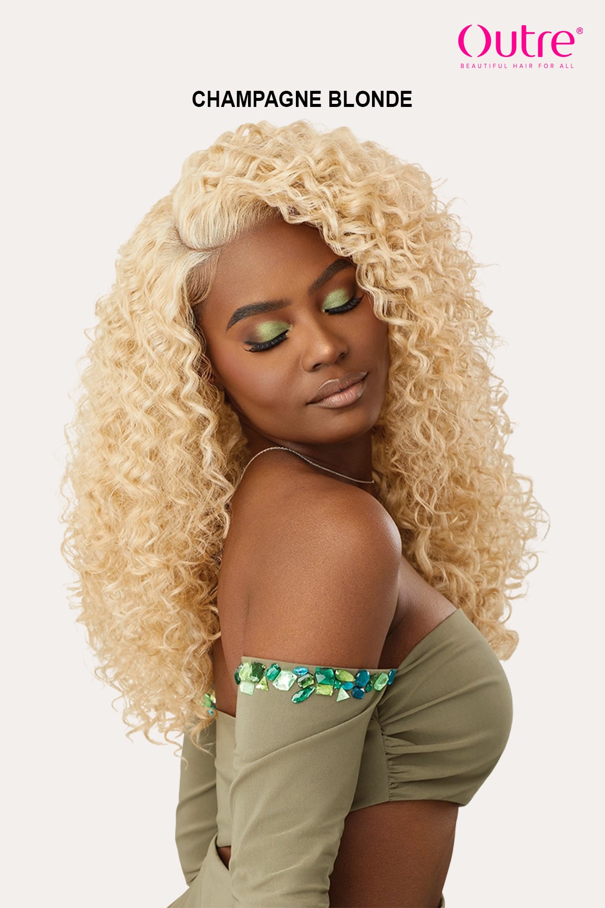 OUTRE 6X5 PRE-CUT LACE CLOSURE WIG - DOMINICAN CURLY 22" - BSW BEAUTY CANADA