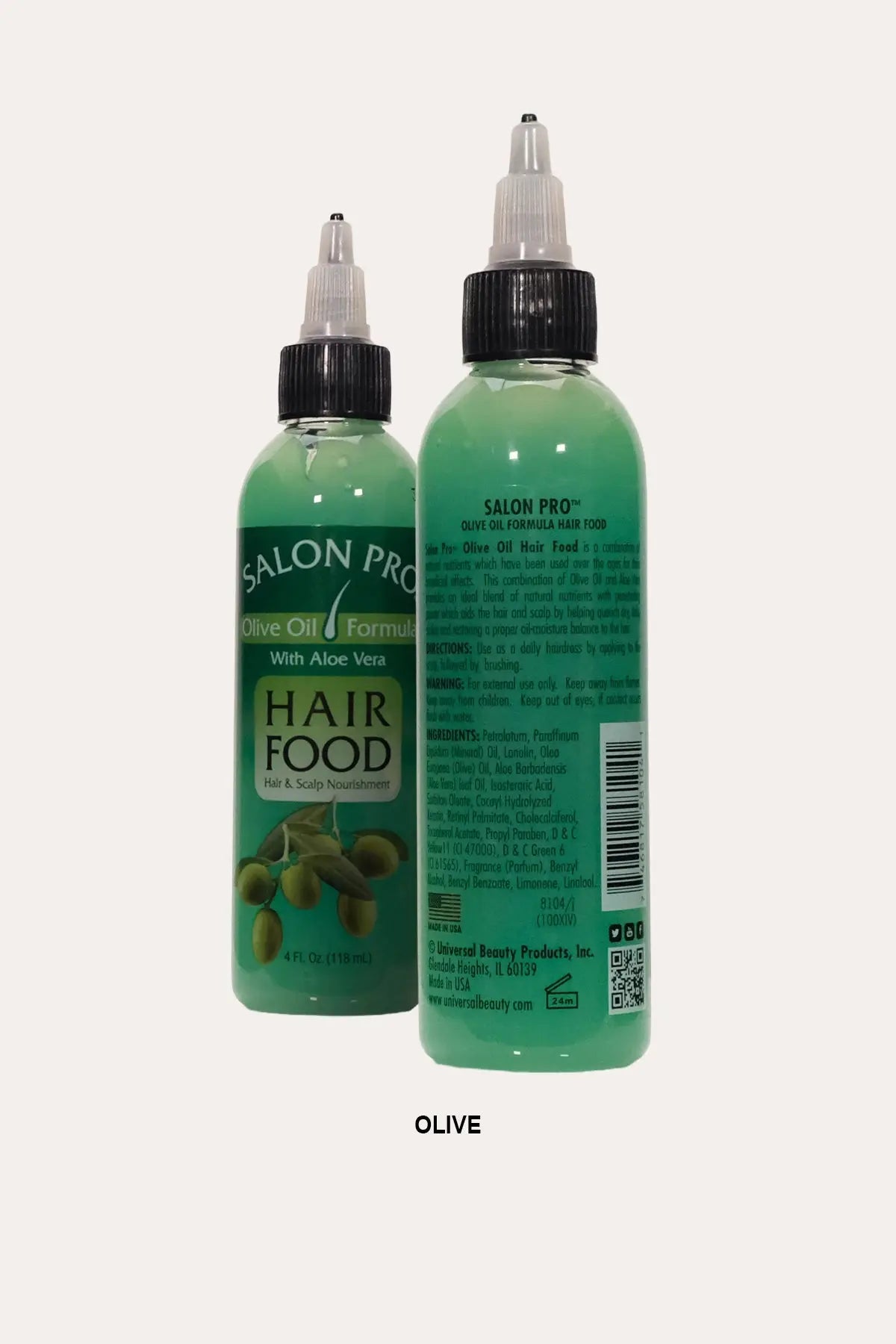 SALON PRO HUILE CAPILLAIRE NOIX DE COCO AVEC HUILE D'AMANDE ET D'OLIVE 4oz