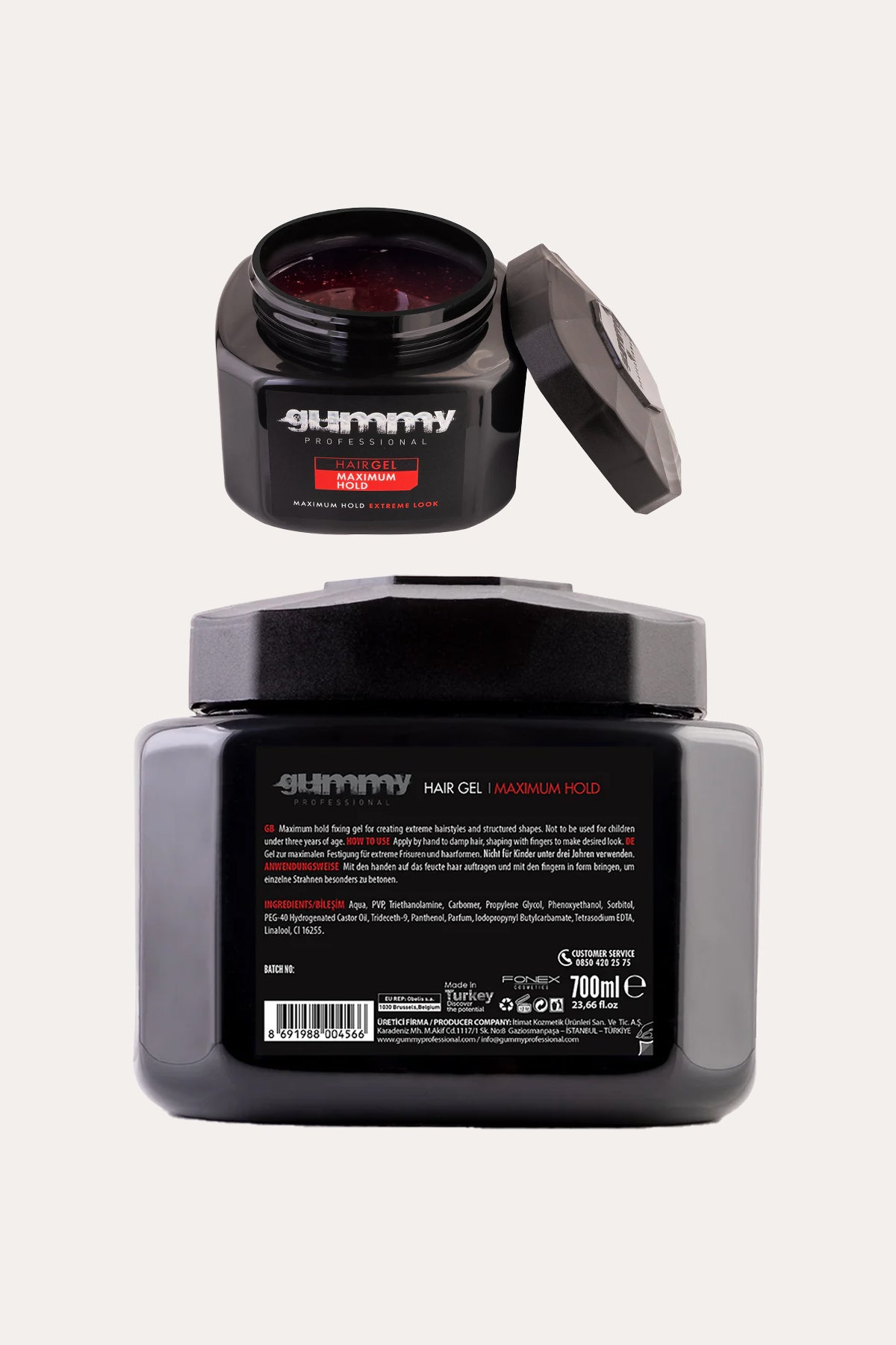 GUMMY HAIR GEL MAXIMUM HOLD - BSW BEAUTY CANADA