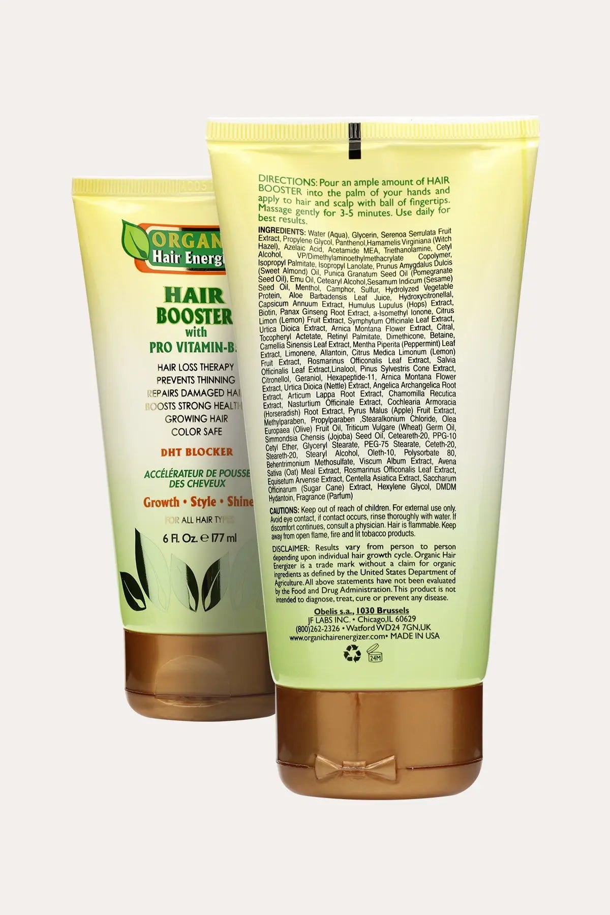 ORGANIC HAIR ENERGIZER HAIR BOOSTER WITH PRO VITAMIN B5 - BSW BEAUTY CANADA