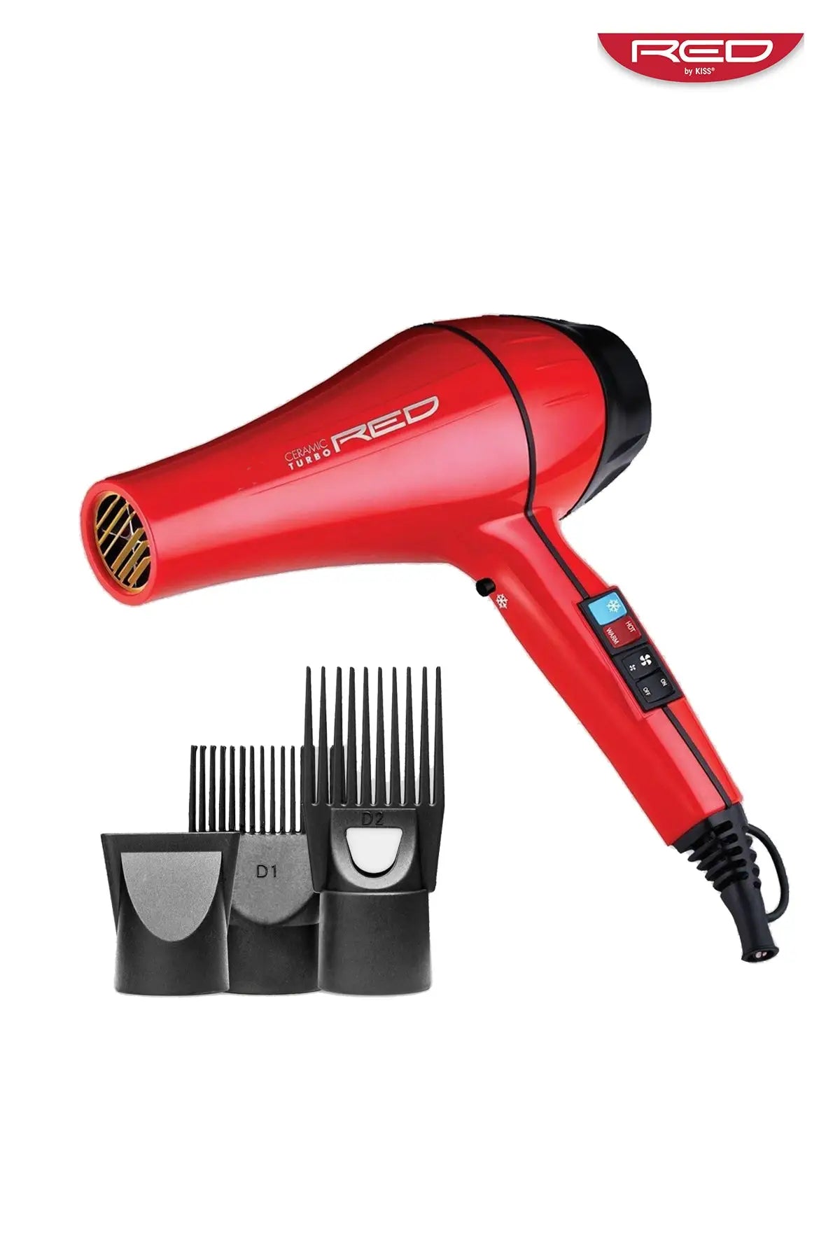 RED BY KISS CERAMIC 2500 TURBO #BD03 - BSW BEAUTY CANADA