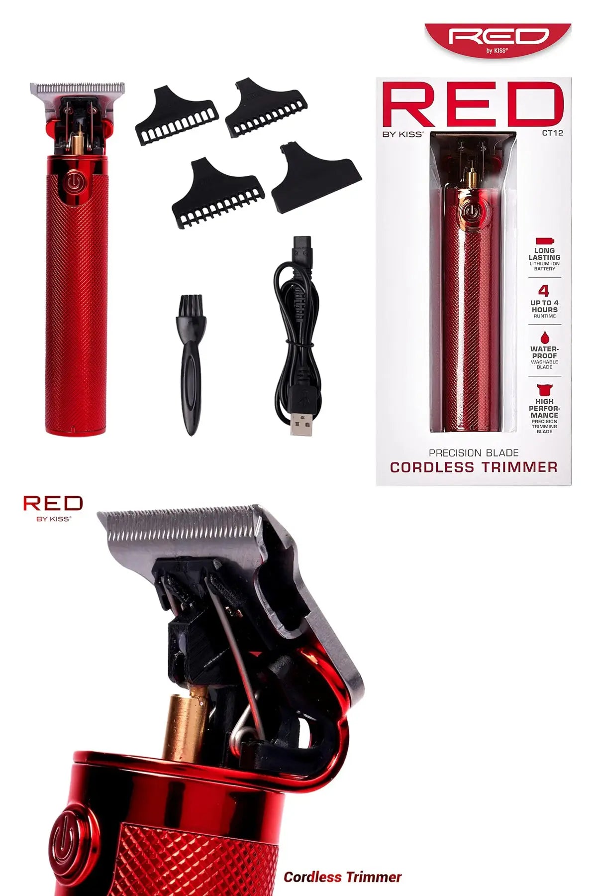 RED BY KISS PRECISION BLADE CORDLESS TRIMMER - BSW BEAUTY CANADA
