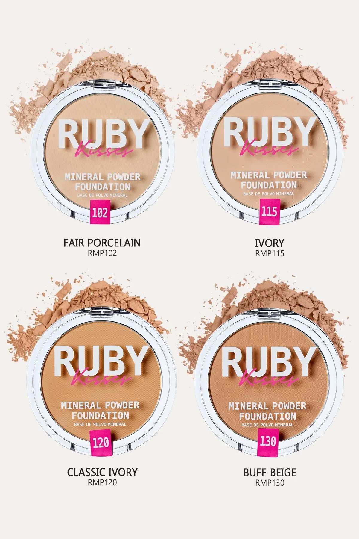 RUBY KISSES MINERAL POWDER - BSW BEAUTY CANADA
