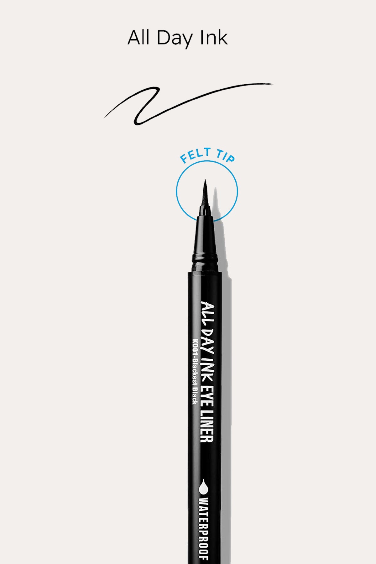 KISS NEW YORK PRO ALL DAY INK WATERPROOF EYELINER - BSW BEAUTY CANADA