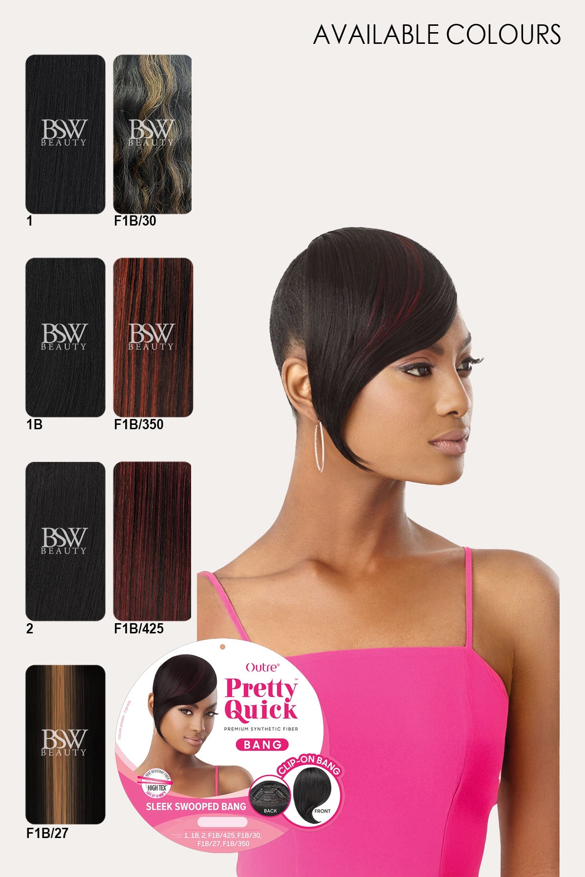 OUTRE PRETTY QUICK BANG - SLEEK SWOOPED BANG - BSW BEAUTY CANADA