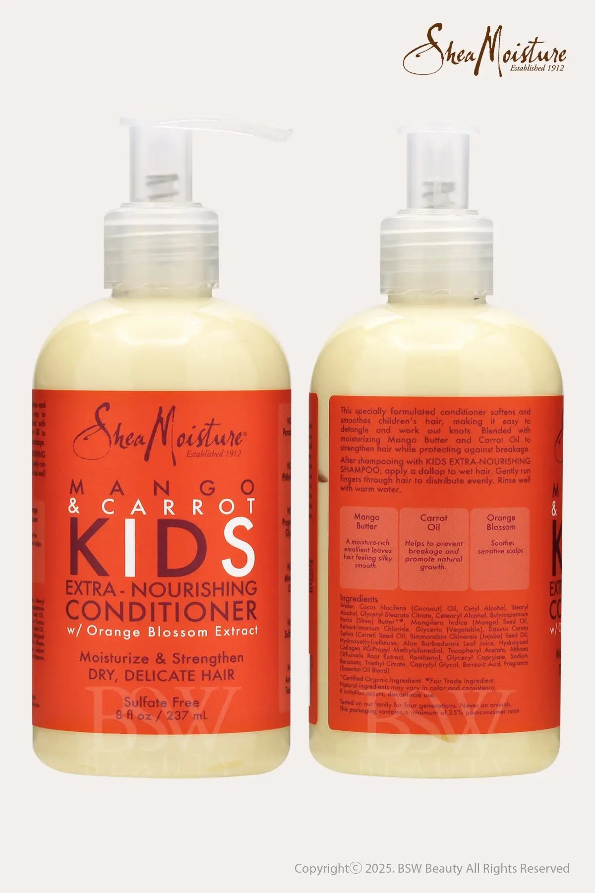 SHEA MOISTURE MANGO & CARROT KIDS EXTRA-NOURISHING CONDITIONER 8oz - BSW BEAUTY CANADA