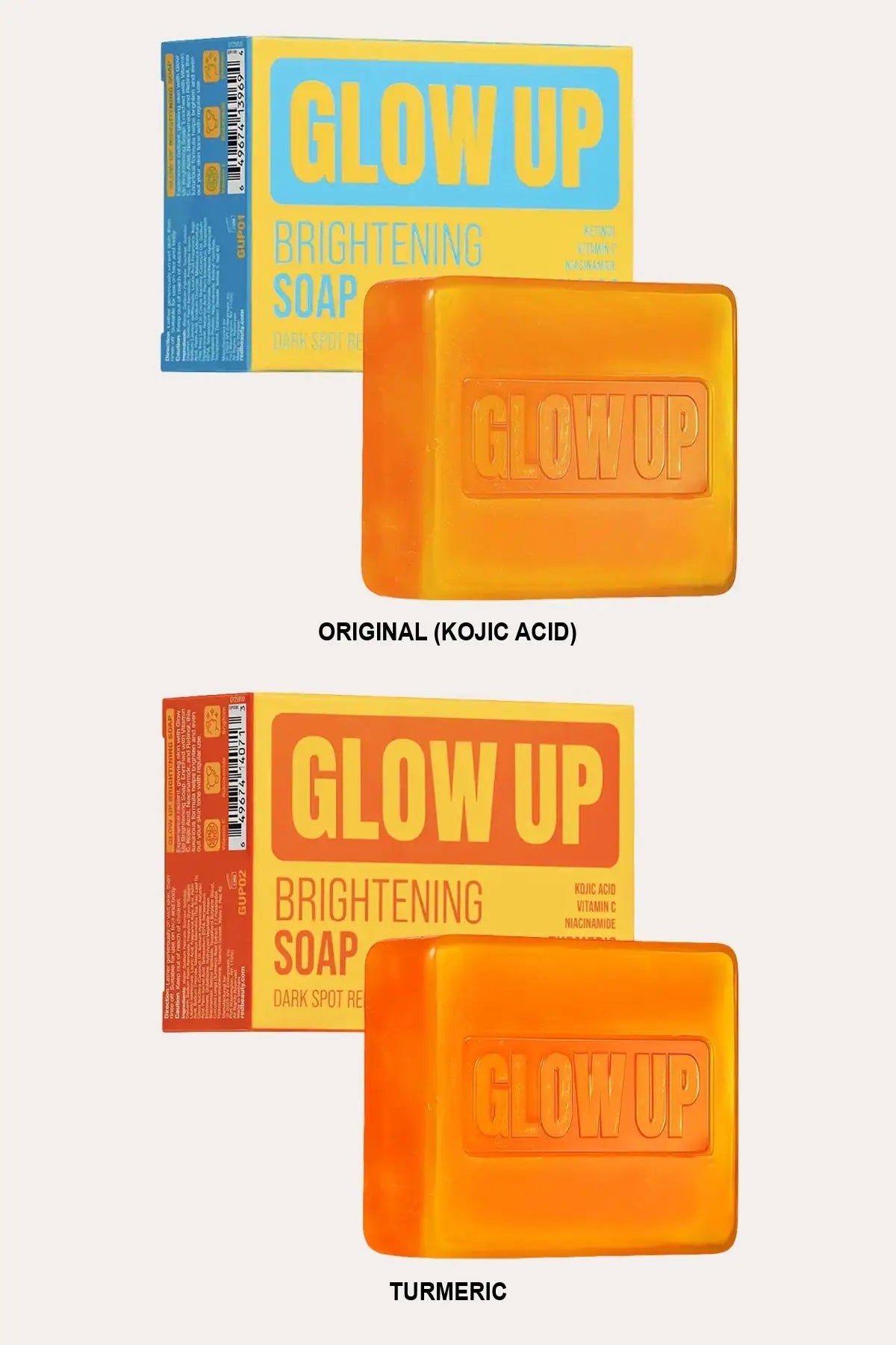 RED BY KISS GLOW UP BRIGHTENING SOAP - KOJIC ACID & TERMERIC - BSW BEAUTY CANADA
