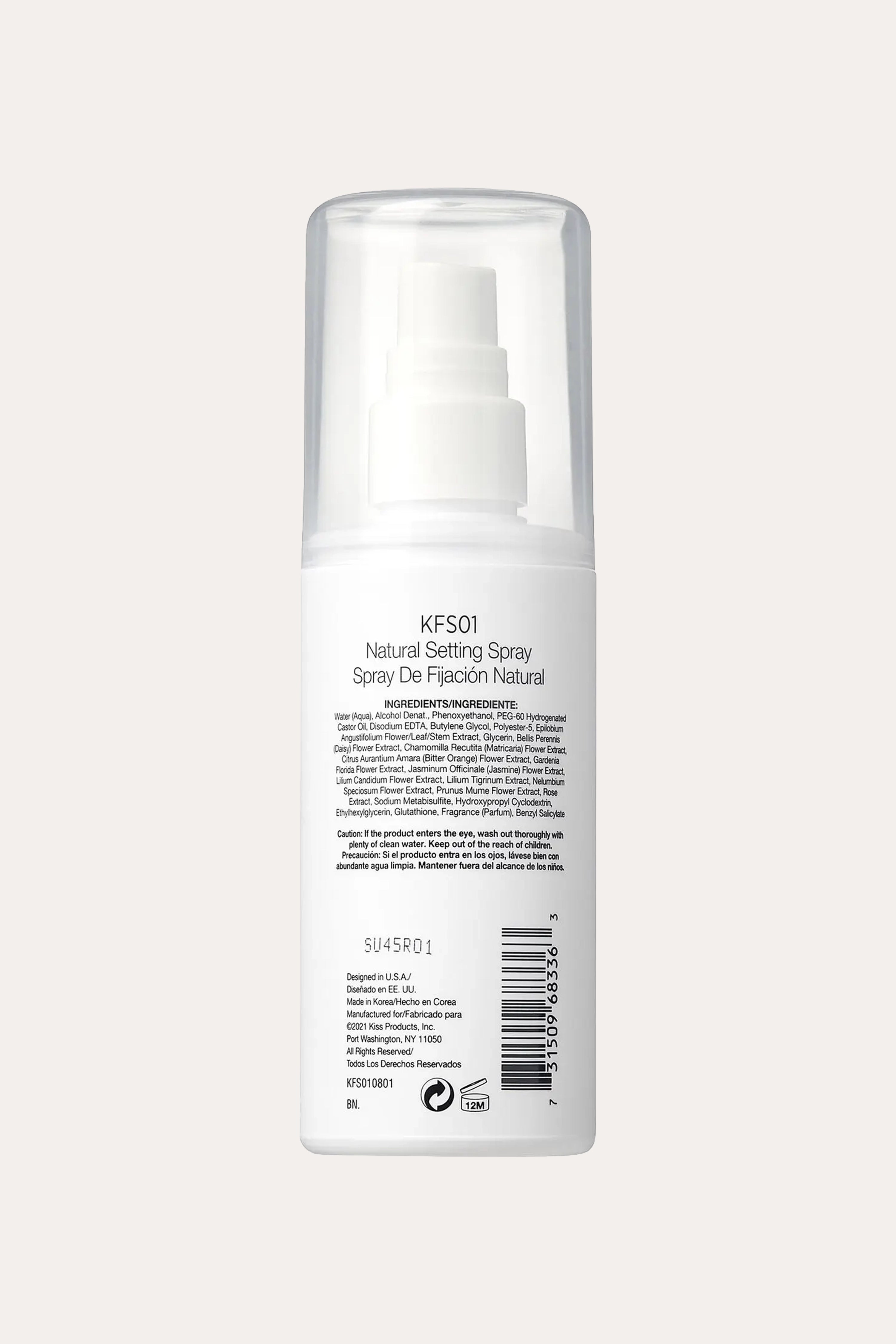 VAPORISATEUR FIXATEUR DE MAQUILLAGE KISS NEW YORK PRO