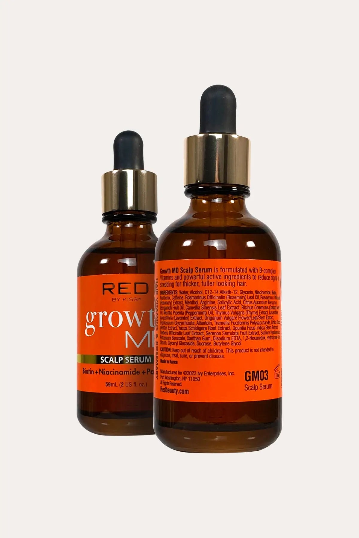 RED BY KISS GROWTH MD HAIR GROWTH SCALP SERUM 2oz - BSW BEAUTY CANADA