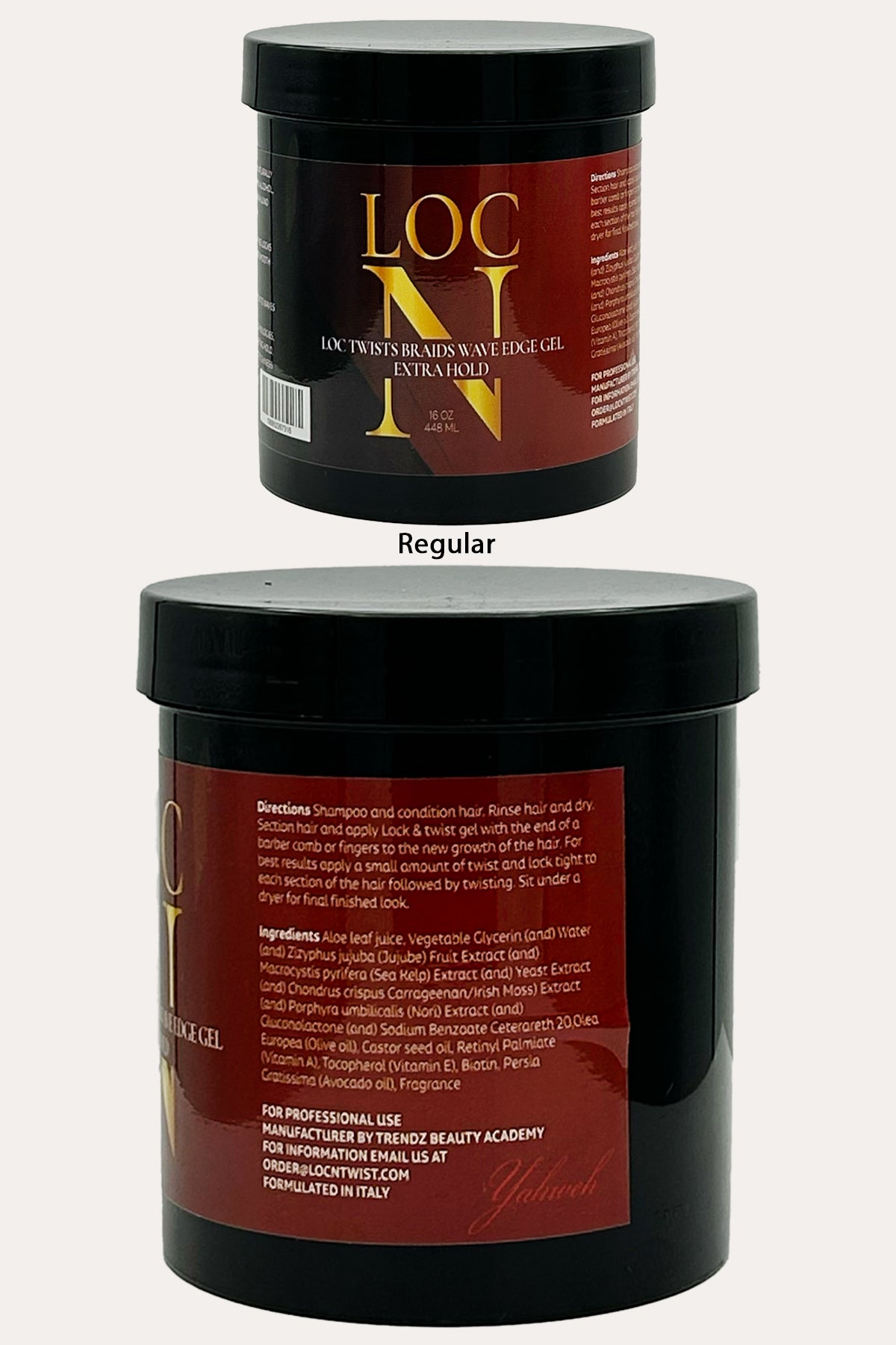 LOC N GEL LOC N TWIST EDGE GEL EXTRA HOLD 16oz - BSW BEAUTY CANADA