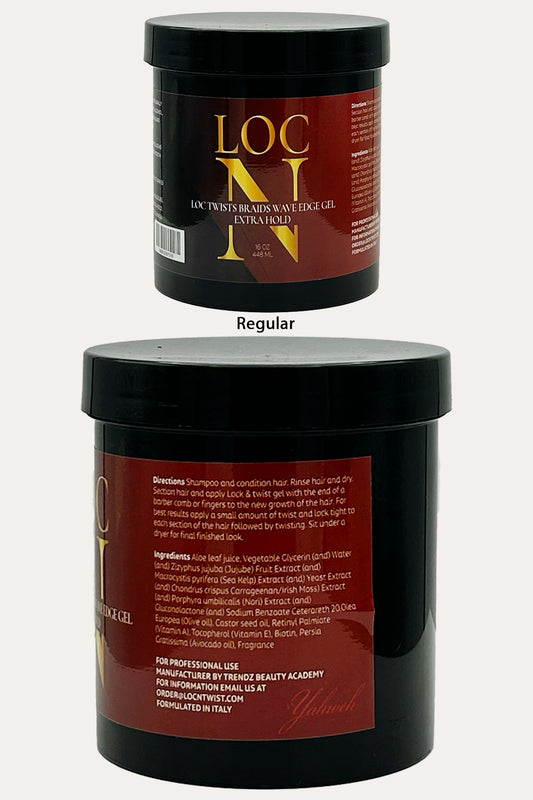 LOC N GEL LOC N TWIST EDGE GEL EXTRA HOLD 16oz - BSW BEAUTY CANADA