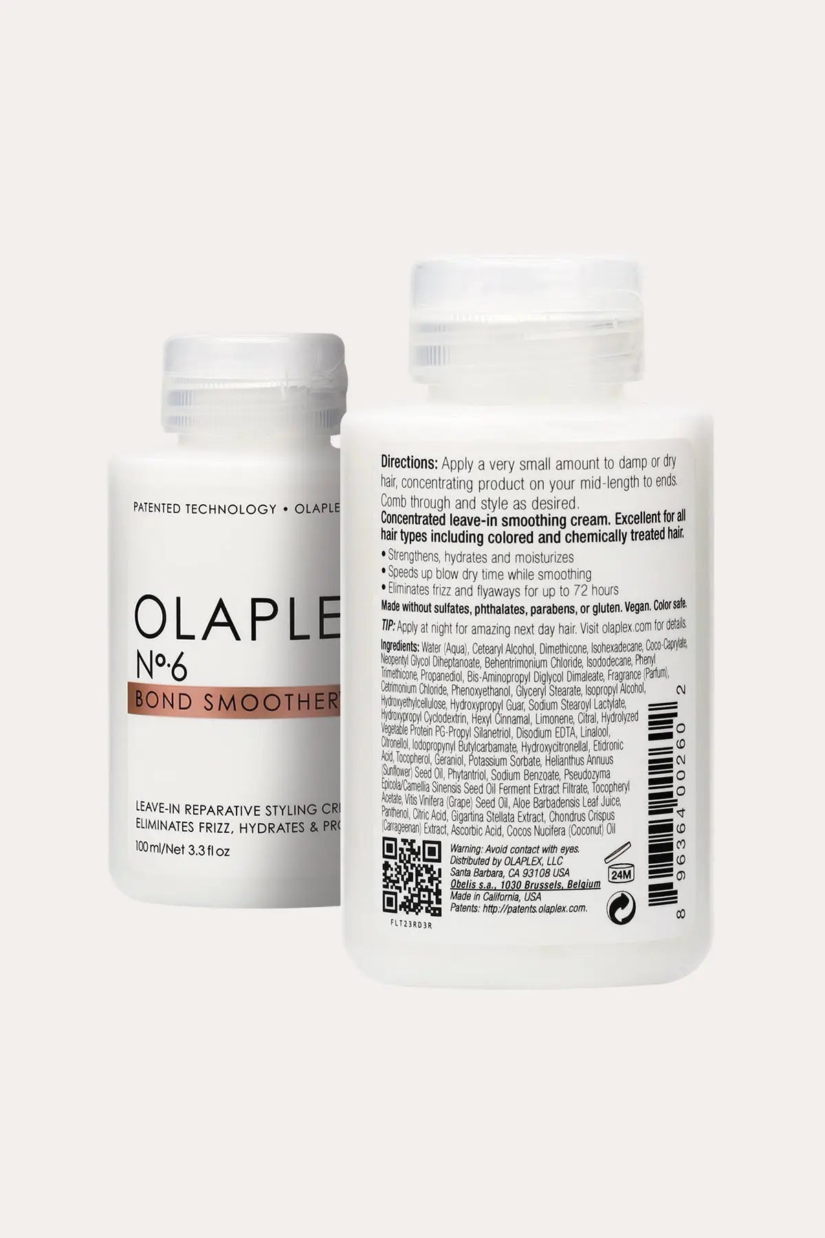 OLAPLEX NO6 SMOOTHER LEAVE IN REPARATIVE STYLING CREME 3.3oz