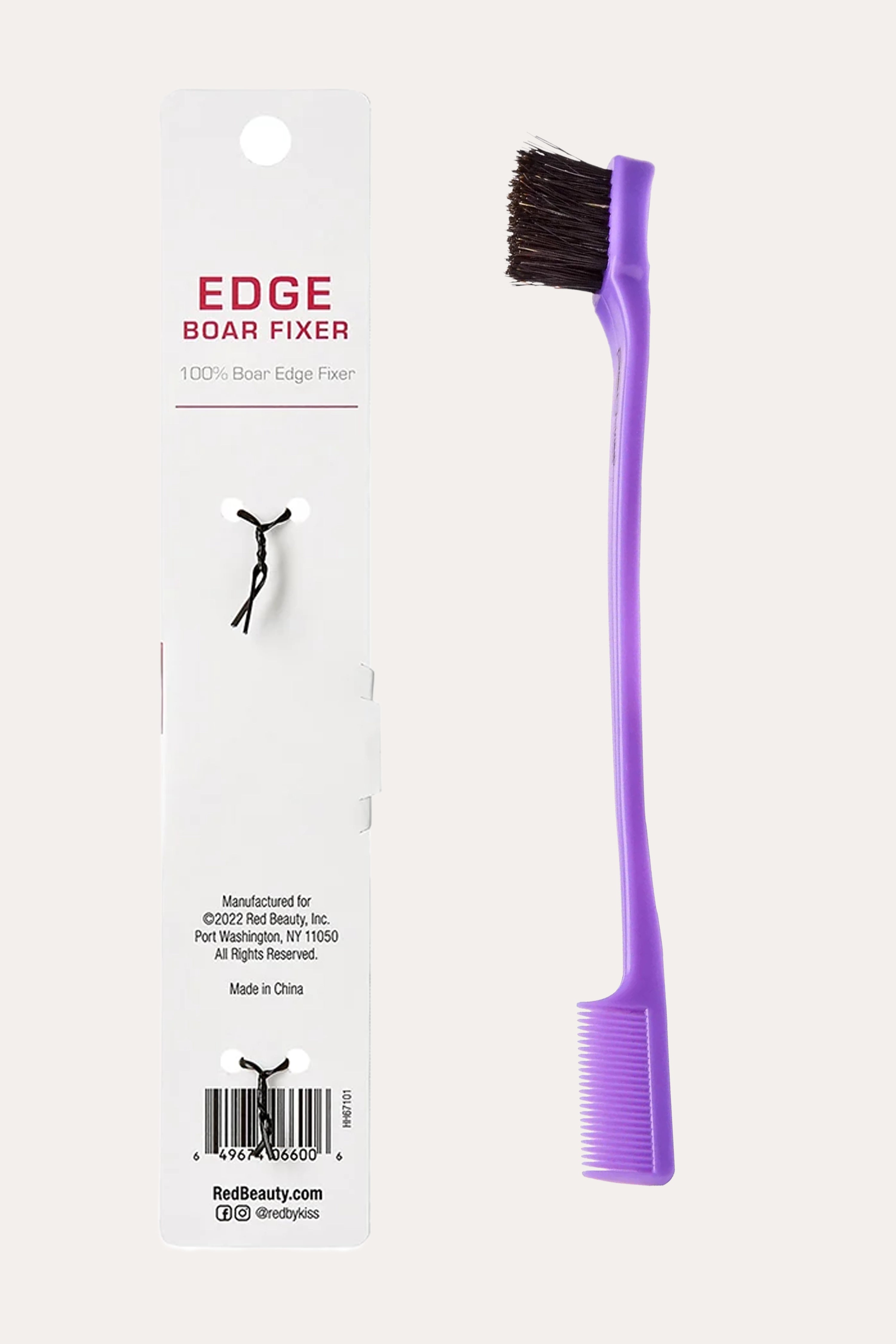 FIXATEUR DE BORDS DE SOIE DE SANGLIER RED BY KISS