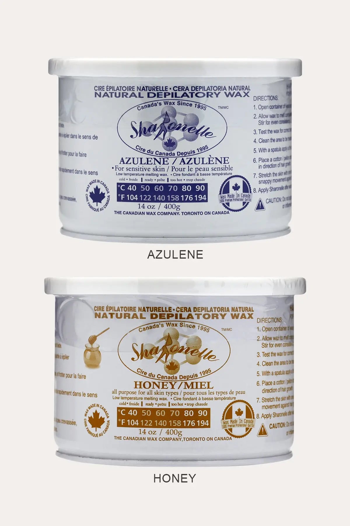 SHARONELLE NON - NATURAL DEPILATORY WAX 14oz - BSW BEAUTY CANADA