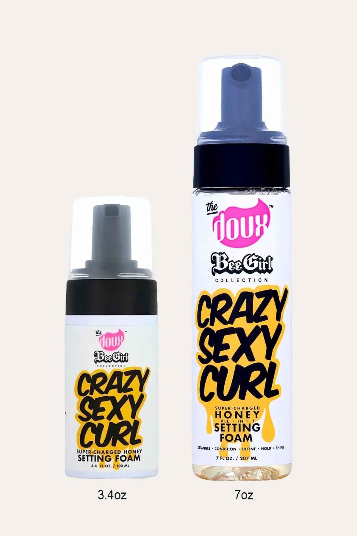THE DOUX CRAZY SEXY CURL HONEY SETTING FOAM THE DOUX