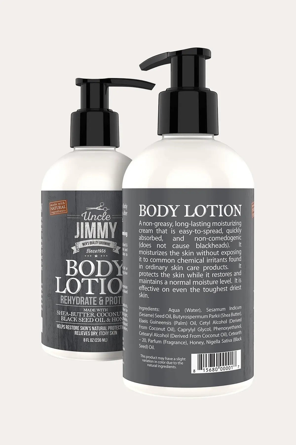 UNCLE JIMMY BODY LOTION 8oz
