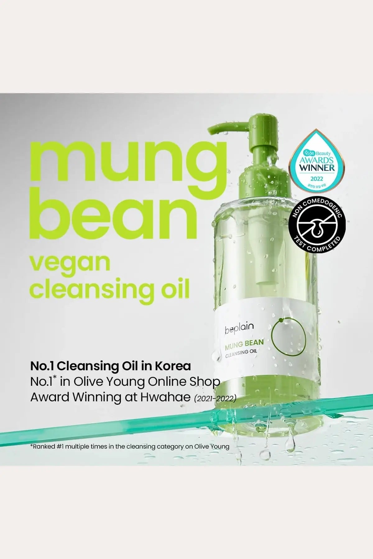 BEPLAIN MUNG BEAN CLEANSING OIL - Perfect for Sensitive Skin BEPLAIN