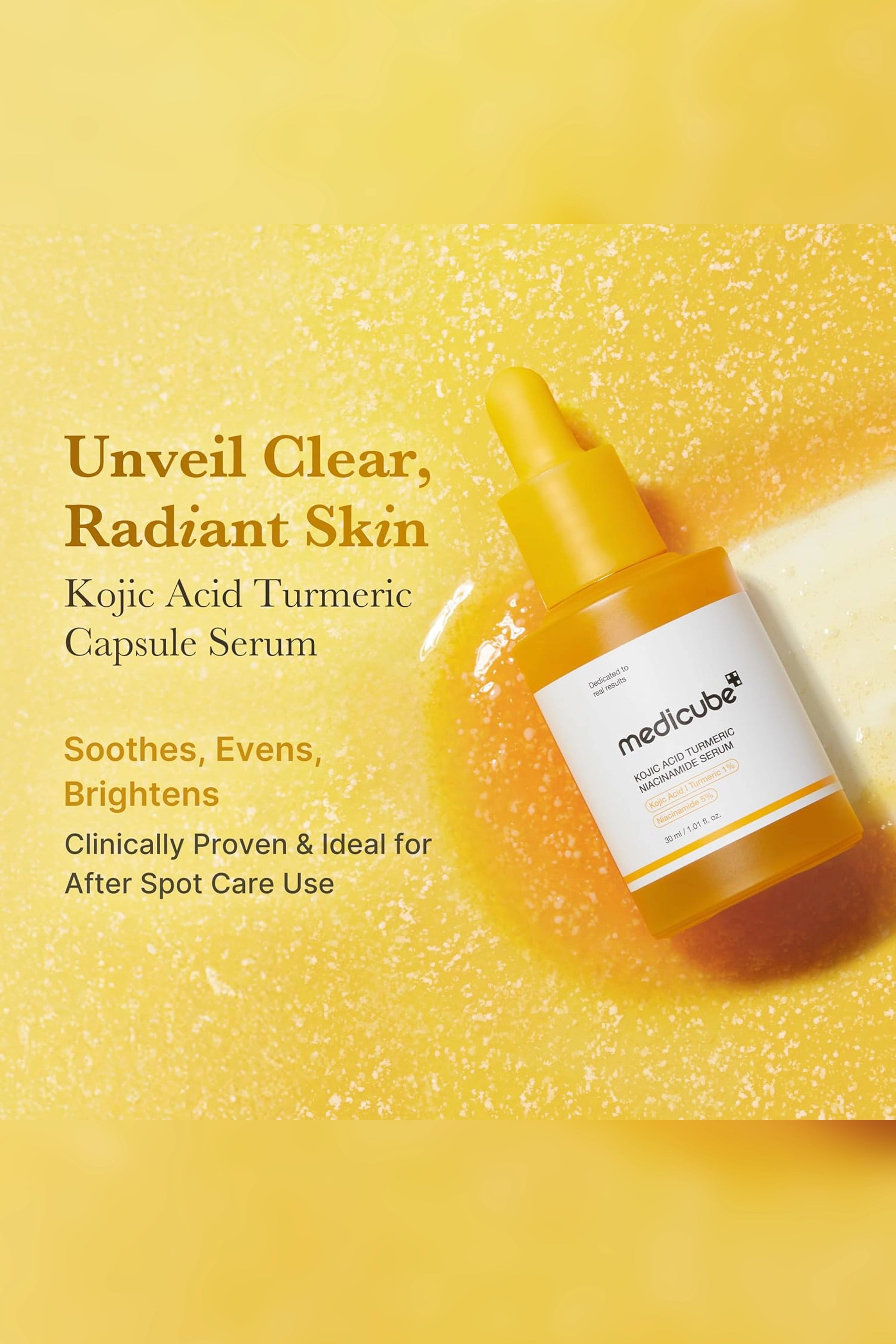 Sérum MEDICUBE à l'acide kojique, au curcuma et au niacinamide