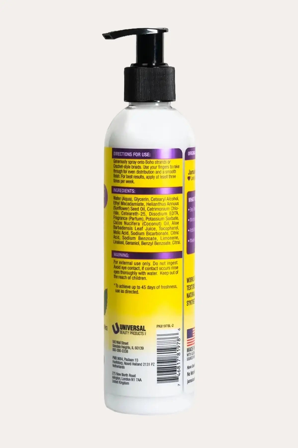 JAMAICAN MANGO & LIME BOHO DETANGLER LEAVE-IN CONDITIONER 8oz