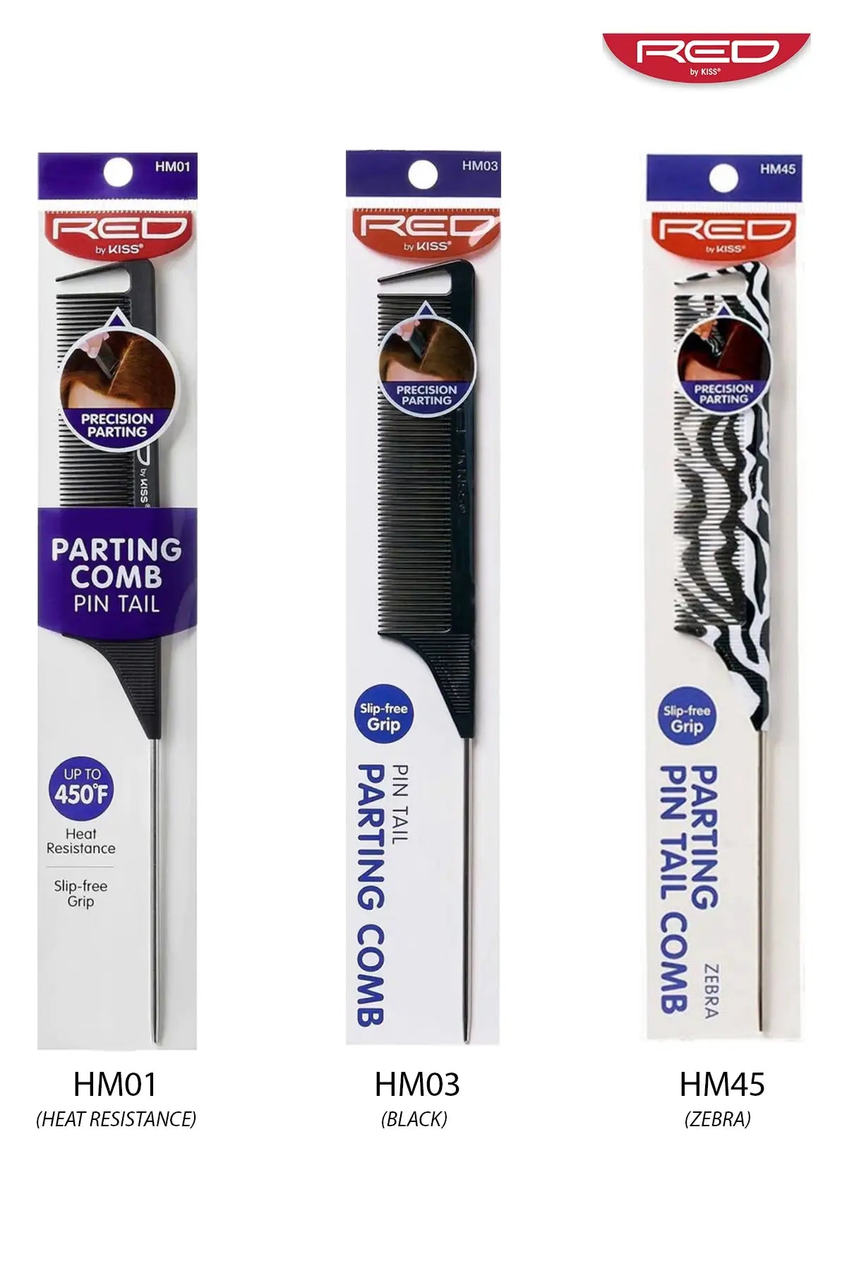 RED BY KISS PARTING COMB - PIN TAIL - BSW BEAUTY CANADA