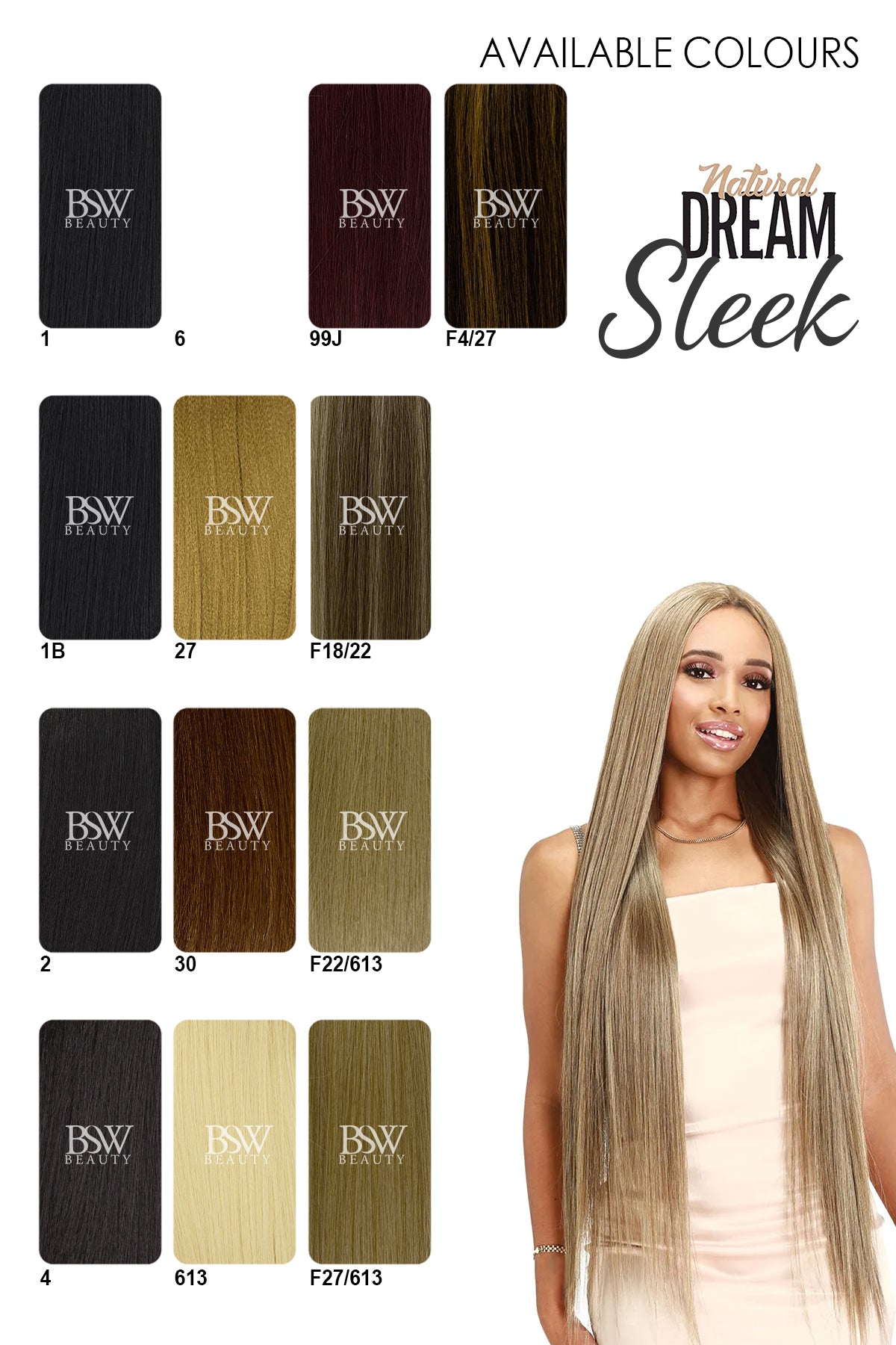 ZURY NATURAL DREAM SLEEK 24" - BSW BEAUTY CANADA