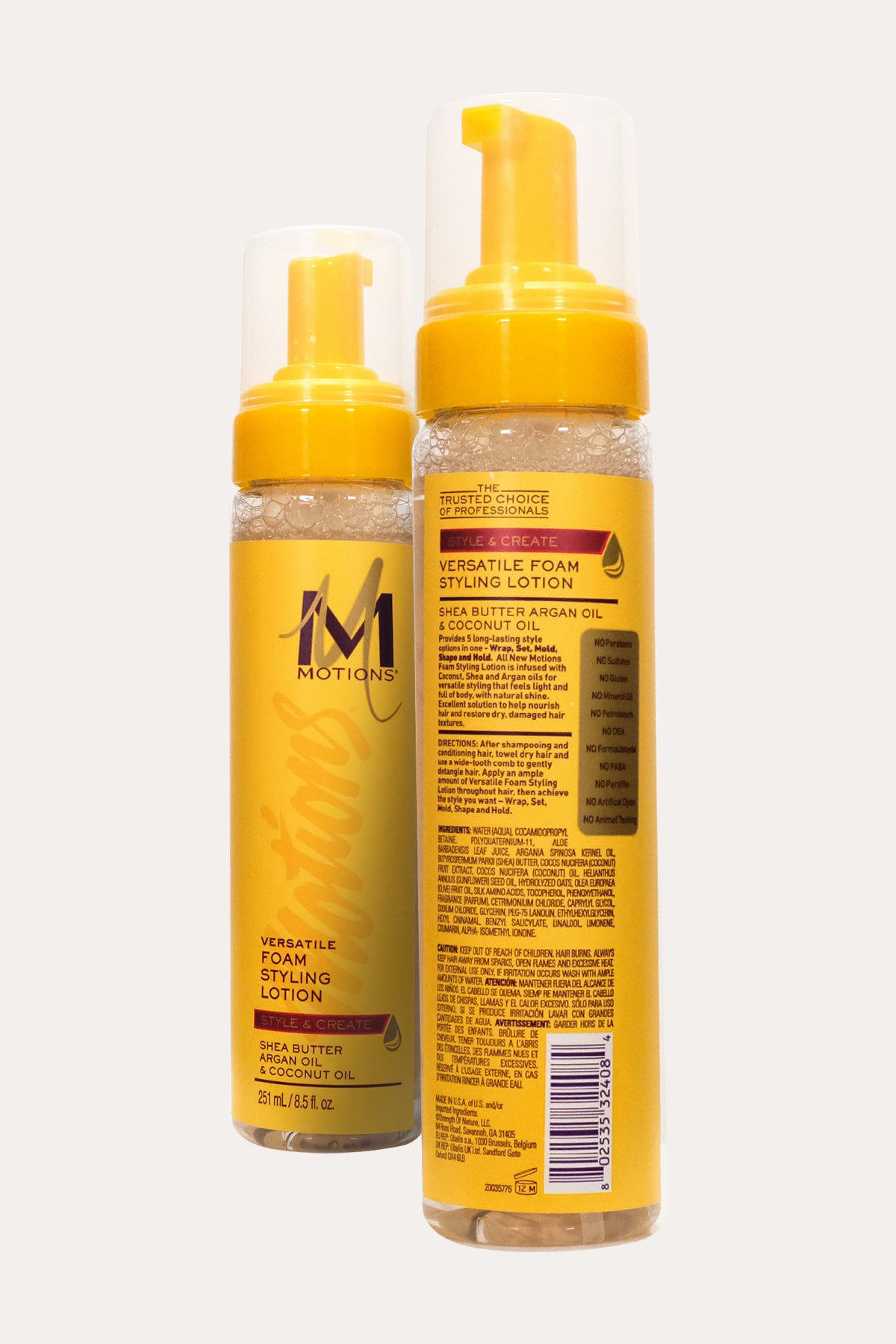 MOTIONS VERSATILE FOAM STYLING LOTION 8.5oz