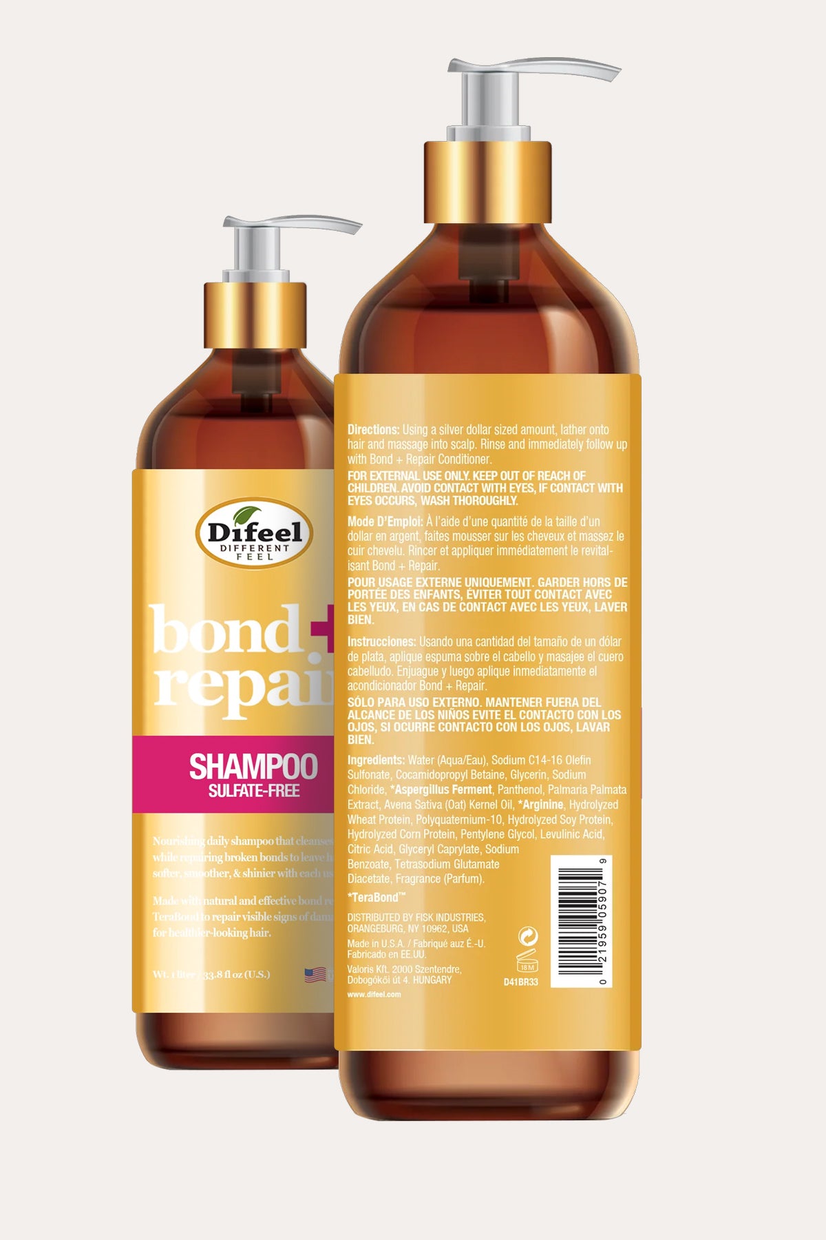DIFEEL BOND + REPAIR SHAMPOO 33.8oz - BSW BEAUTY CANADA