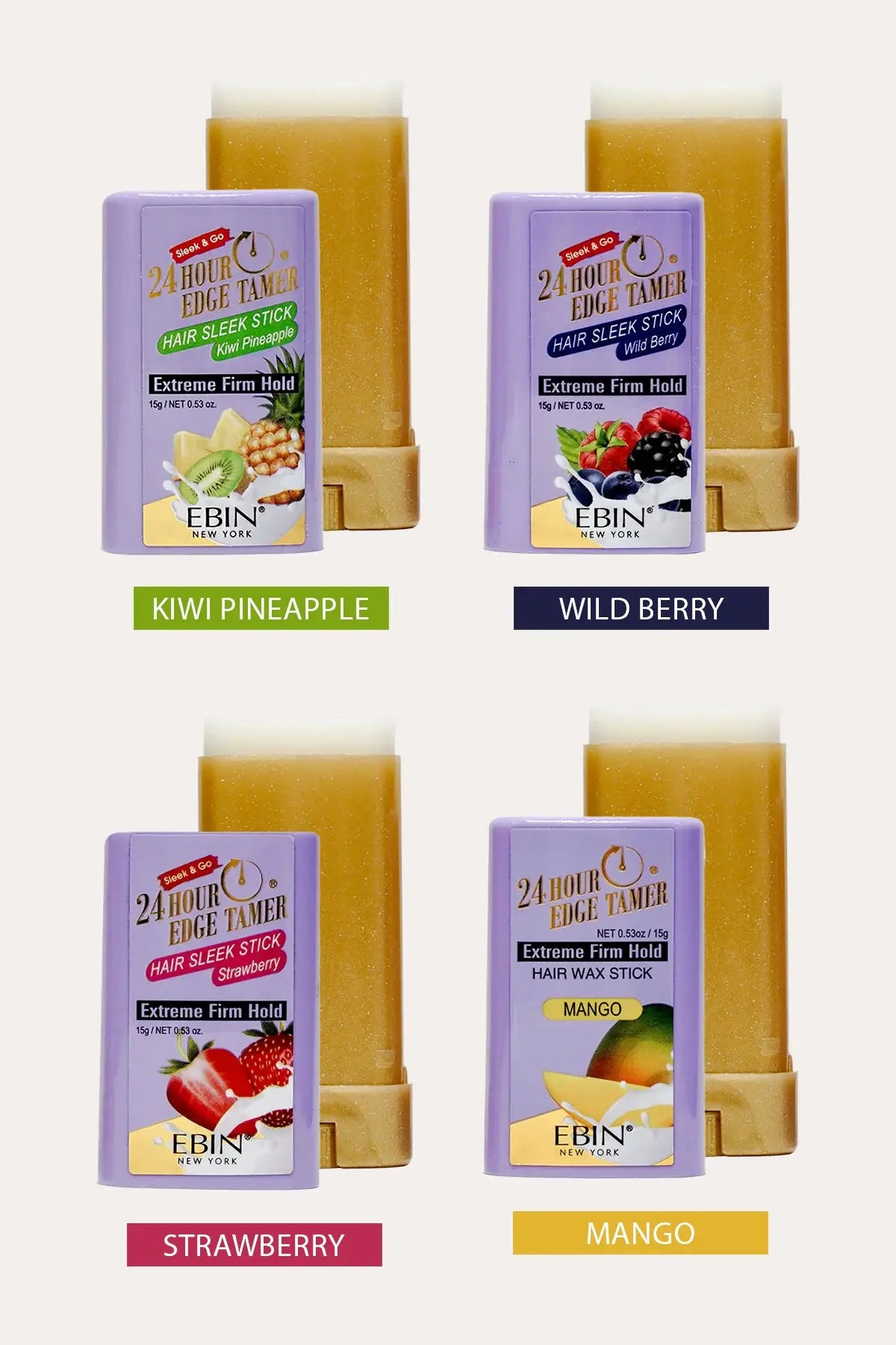 EBIN NEW YORK 24 HOUR EBIN SLEEK HAIR WAX STICK 0.53oz - BSW BEAUTY CANADA