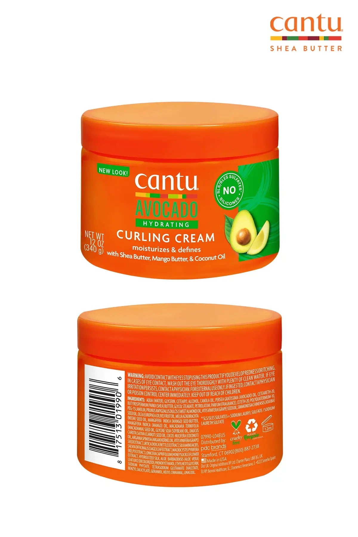 CANTU AVOCADO HYDRATING CURLING CREAM 12oz