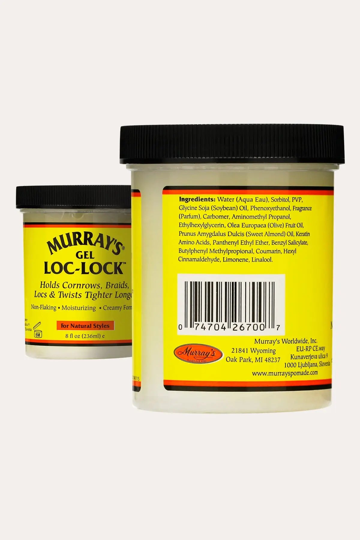 MURRAY'S GEL LOC-LOCK FOR NATURAL STYLES 8oz
