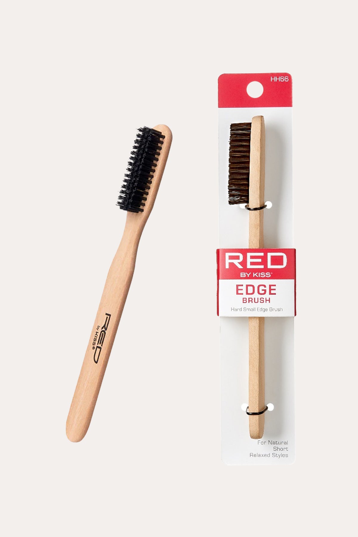 RED BY KISS WOODEN EDGE BRUSH - BSW BEAUTY CANADA