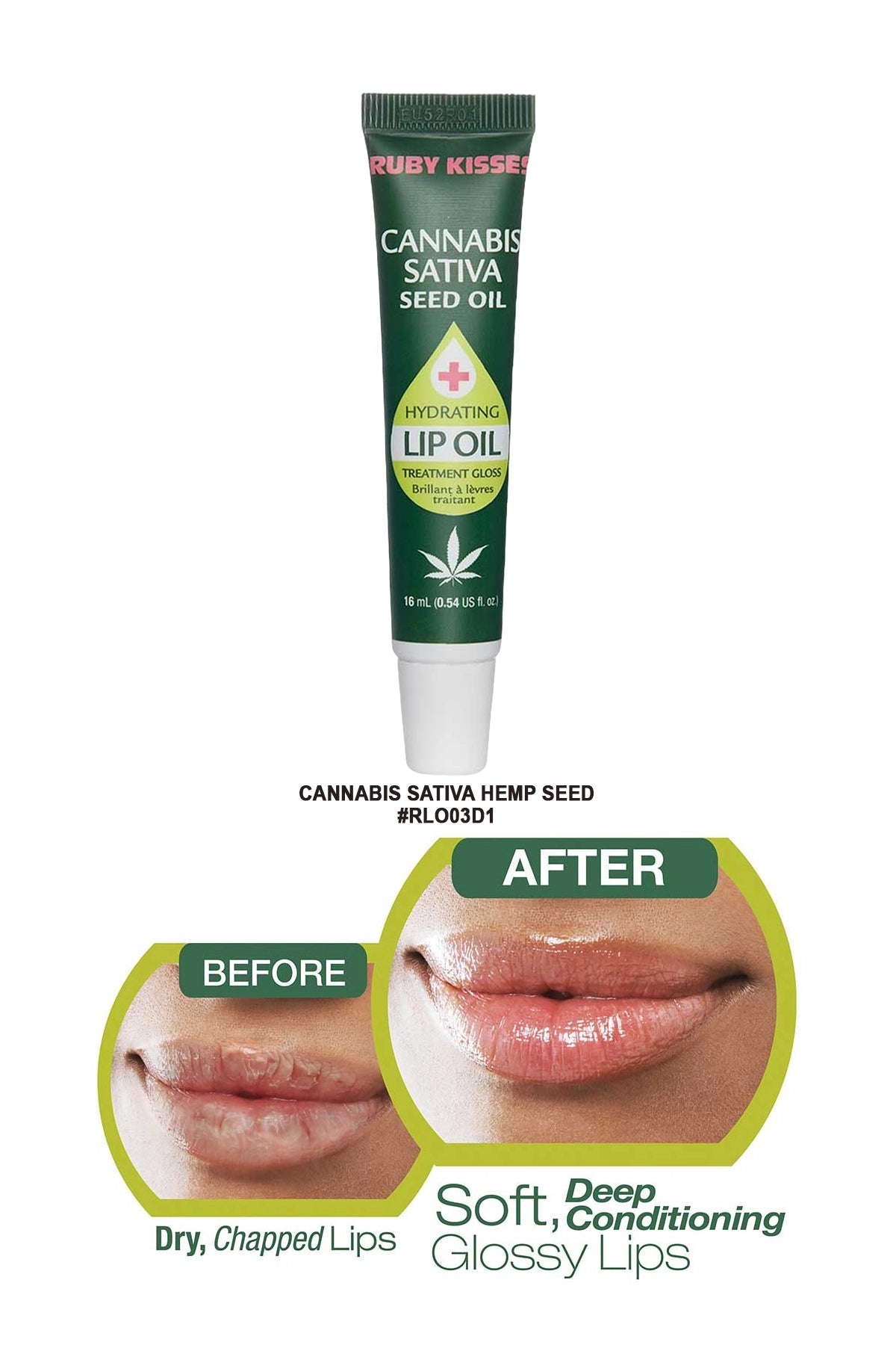 RUBY KISSES HYDRATING CLEAR LIP OIL TREATMENT - 3 TYPES IVY BEAUTY