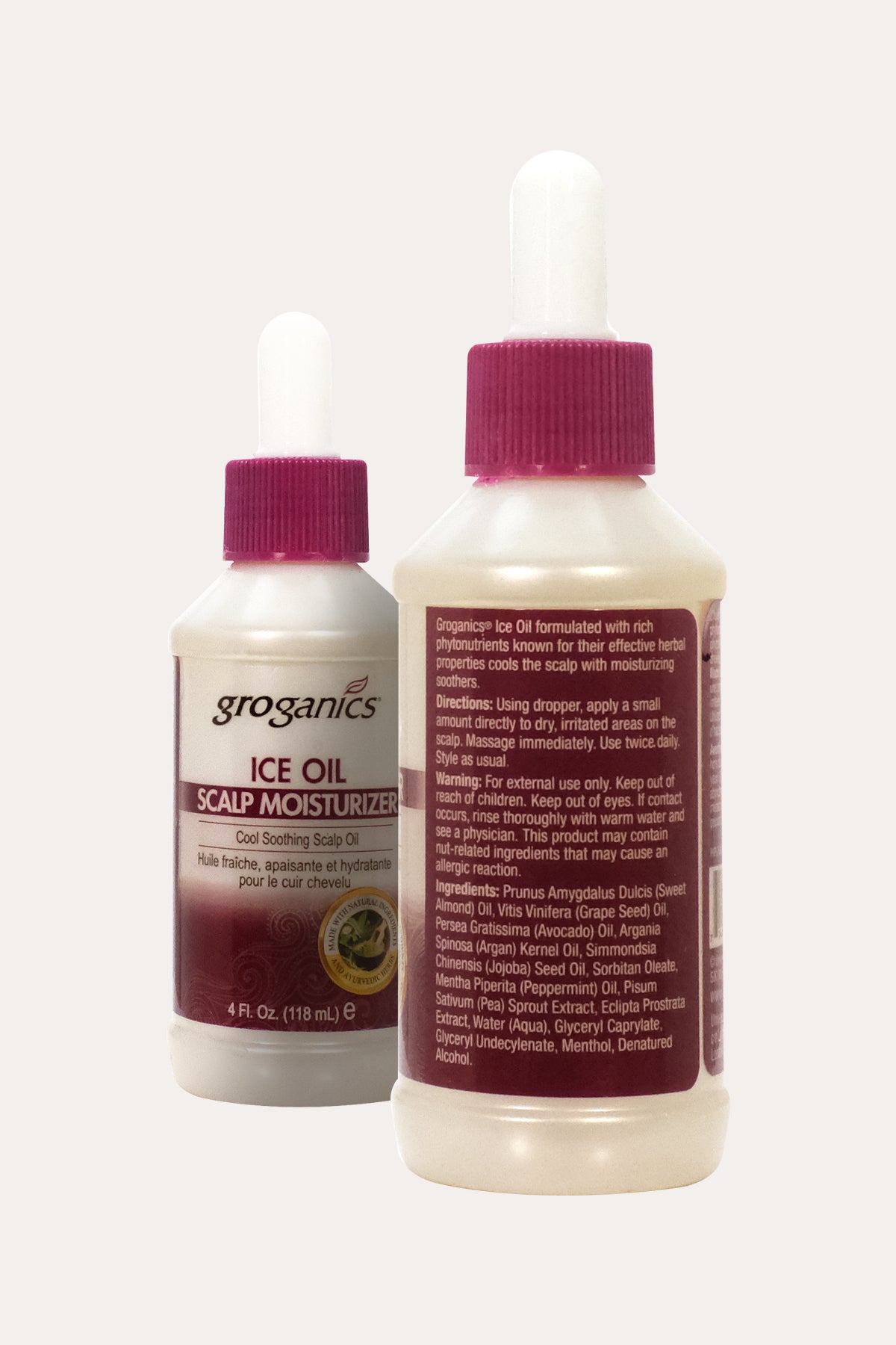 GROGANICS ICE OIL SCALP MOISTURIZER 4oz