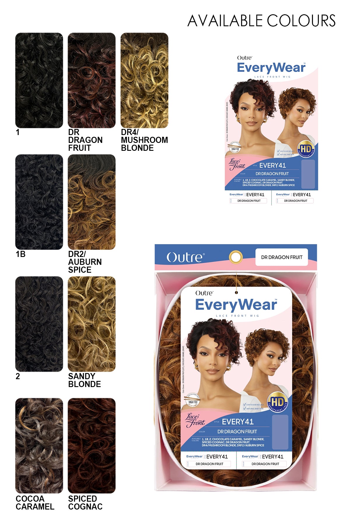 OUTRE EVERY WEARLACE FRONT WIG - EVERY 41 - BSW BEAUTY CANADA