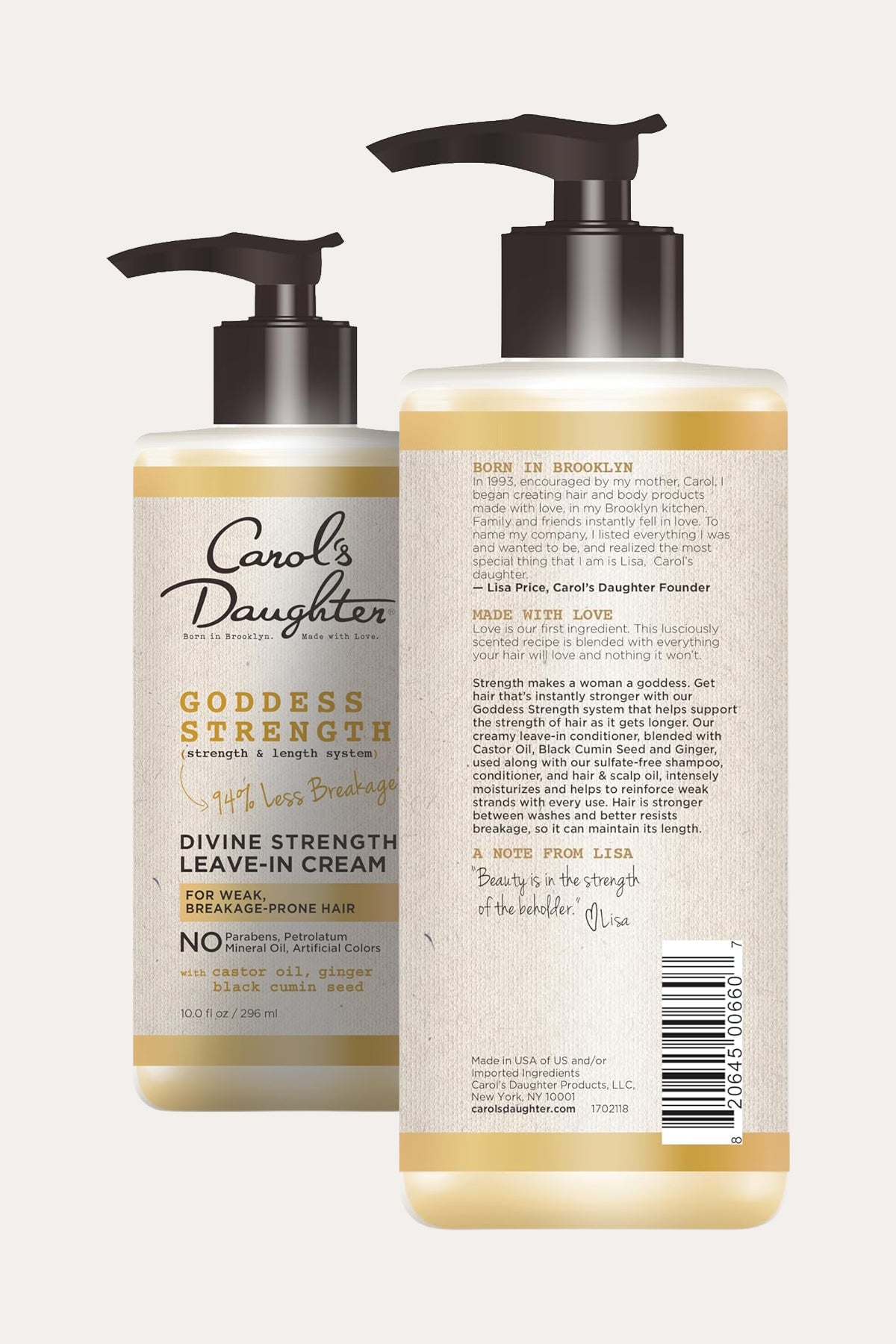 CAROLS DAUGHTER GODDESS STRENGTH LEAVE IN CREAM 10oz