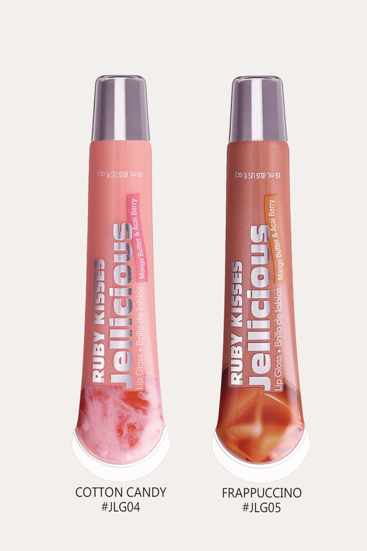 RUBY KISSES JELLICIOUS LIP GLOSS COLLECTION RED BEAUTY