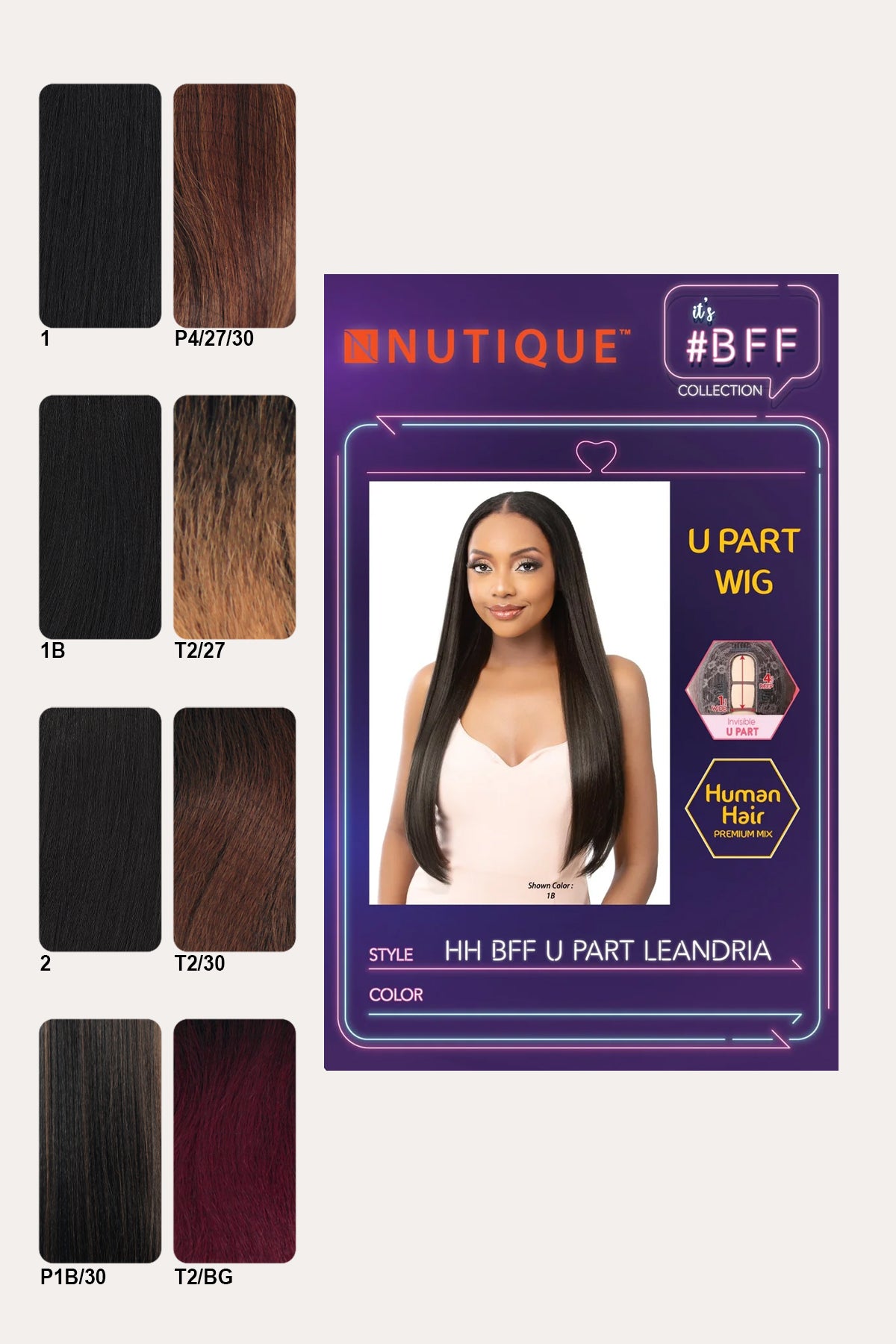 NUTIQUE BEST FRIEND FOREVER U PART WIG - LEANDRIA 26" - BSW BEAUTY CANADA