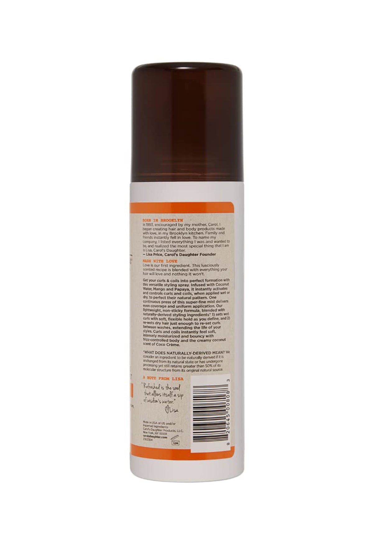 CAROLS DAUGHTER COCO CREME CURL PERFECTING WATER COCO MIST SPRAY 8.45oz