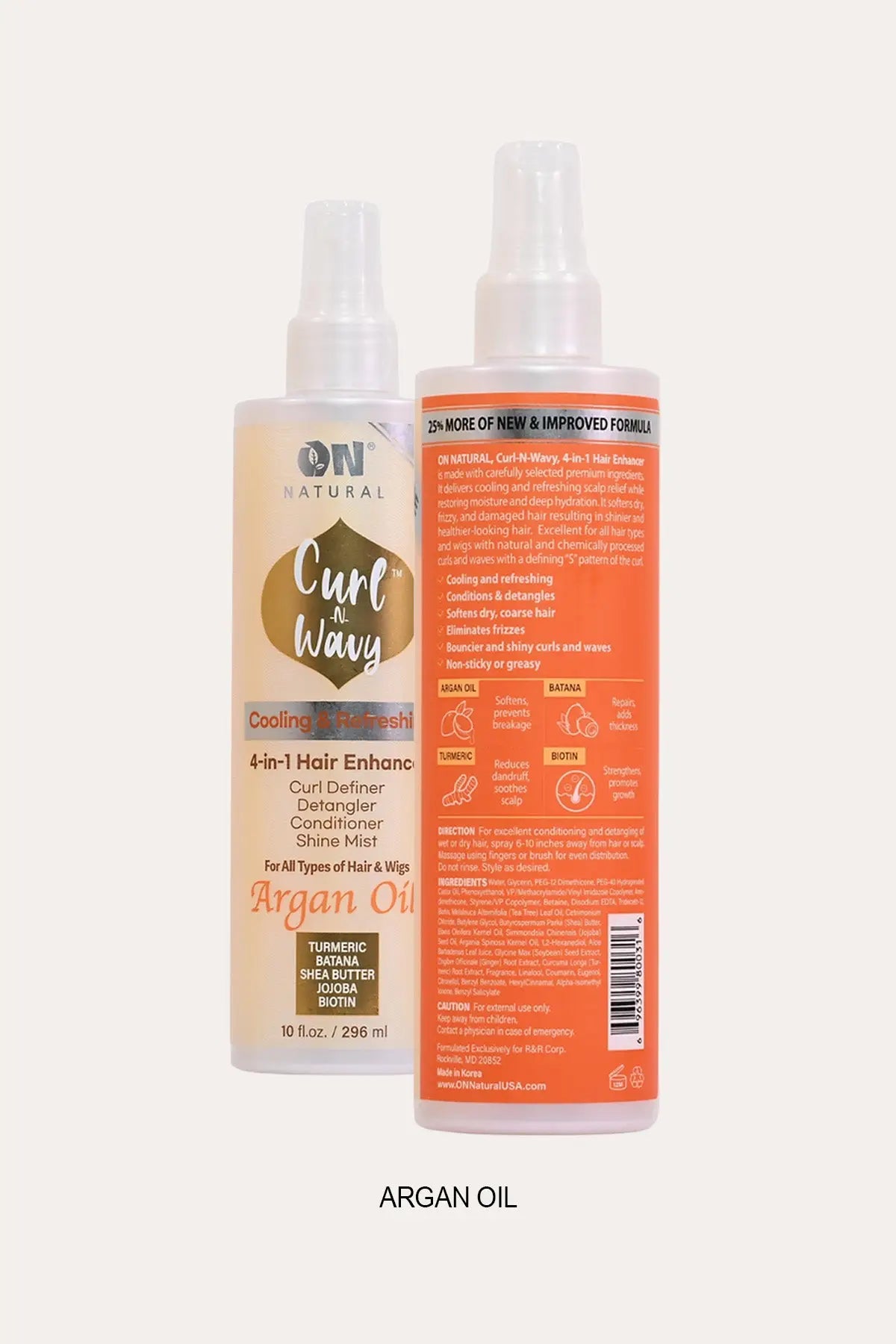 ON NATURAL 4 IN 1 HAIR ENHANCER 10oz ON NATURAL