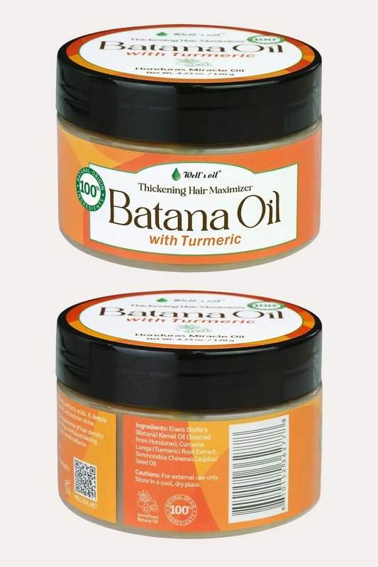 WELL'S BATANA OIL WITH TURMERIC EXTRACT 4.23oz IWELL