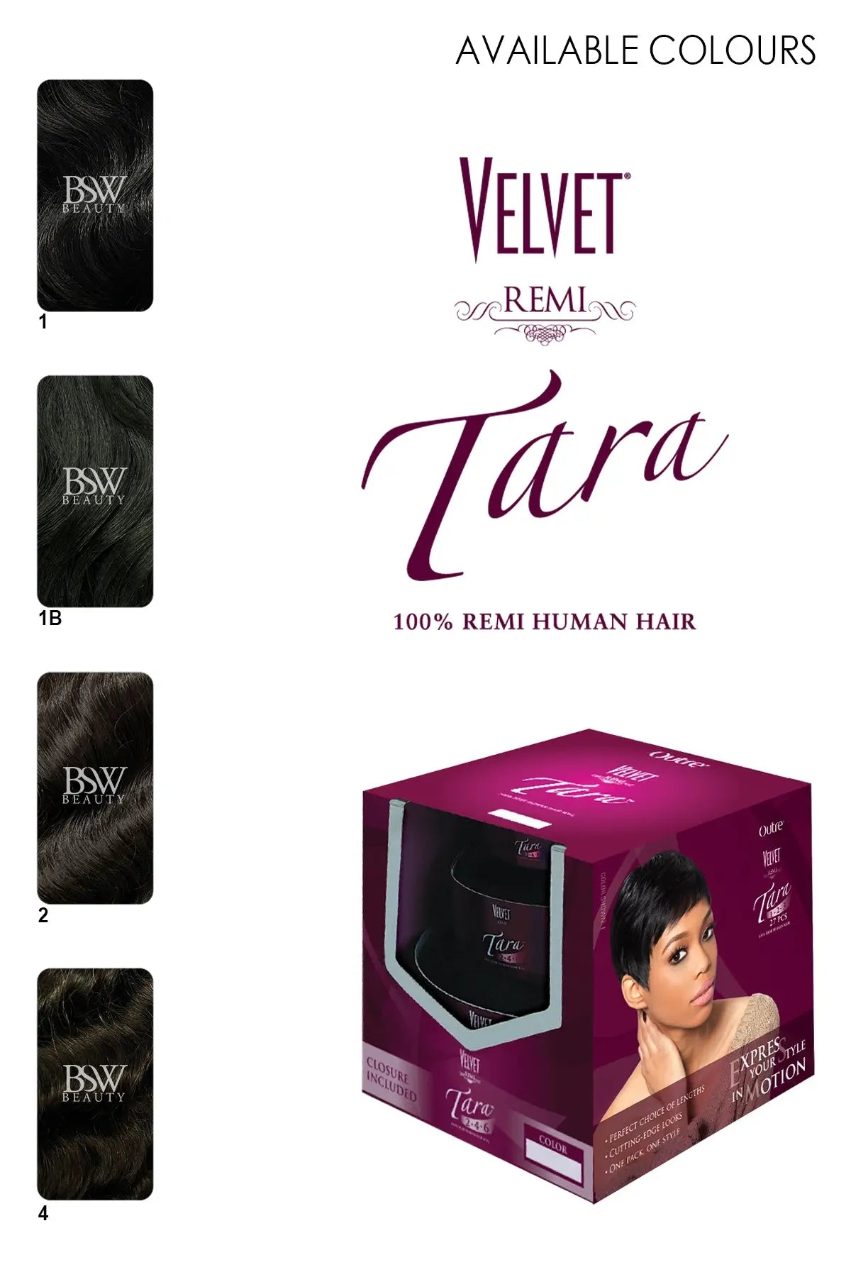 OUTRE VELVET TARA 1.2.3 27PCS - BSW BEAUTY CANADA