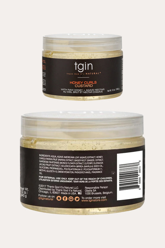 TGIN HONEY CURLS CUSTARD 12oz - BSW BEAUTY CANADA