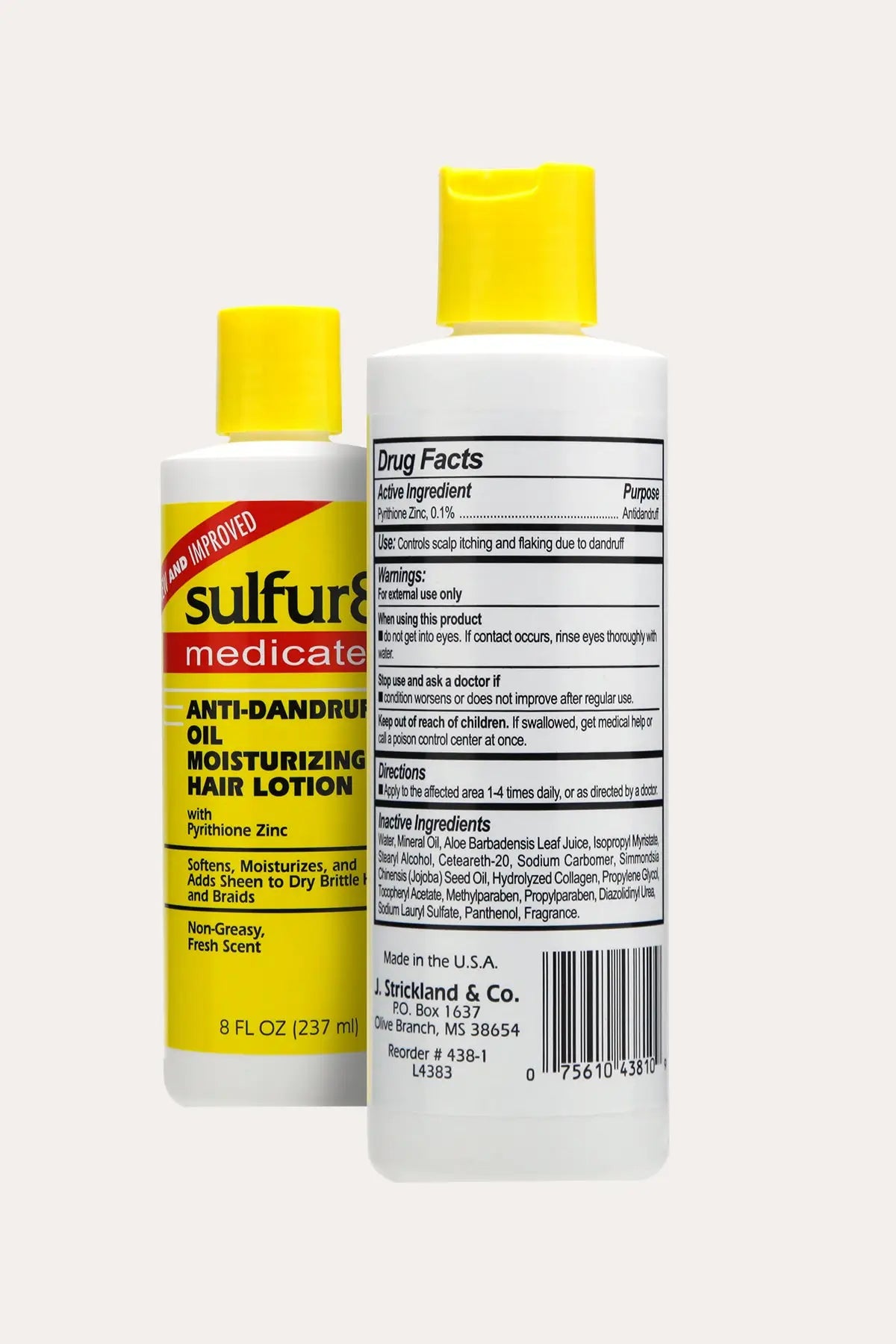 SULFUR8 MEDICATED ANTI-DANDRUFF OIL MOISTURIZING HAIR LOTION 8oz - BSW BEAUTY CANADA