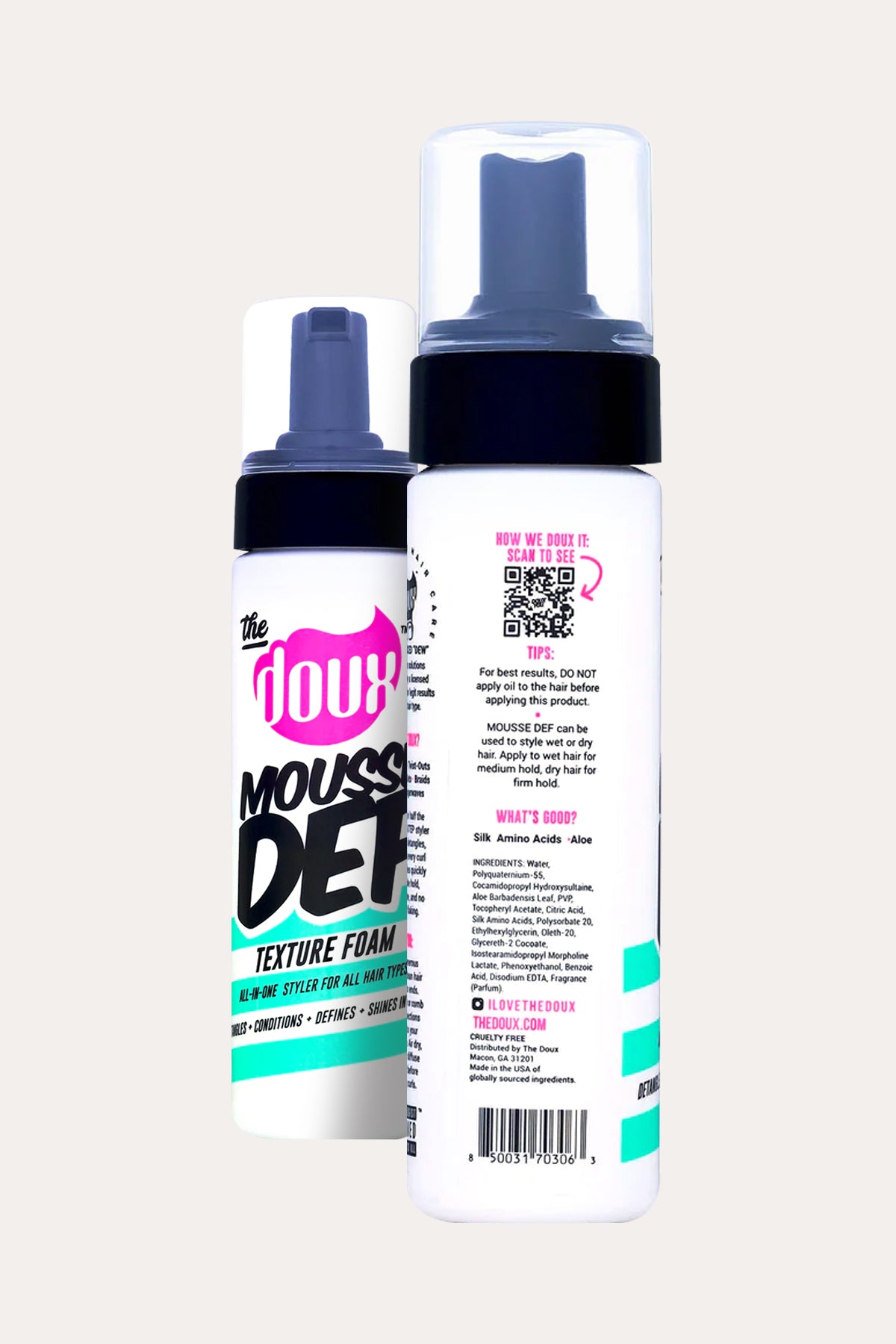 THE DOUX MOUSSE DEF TEXTURE FOAM 7oz - BSW BEAUTY CANADA