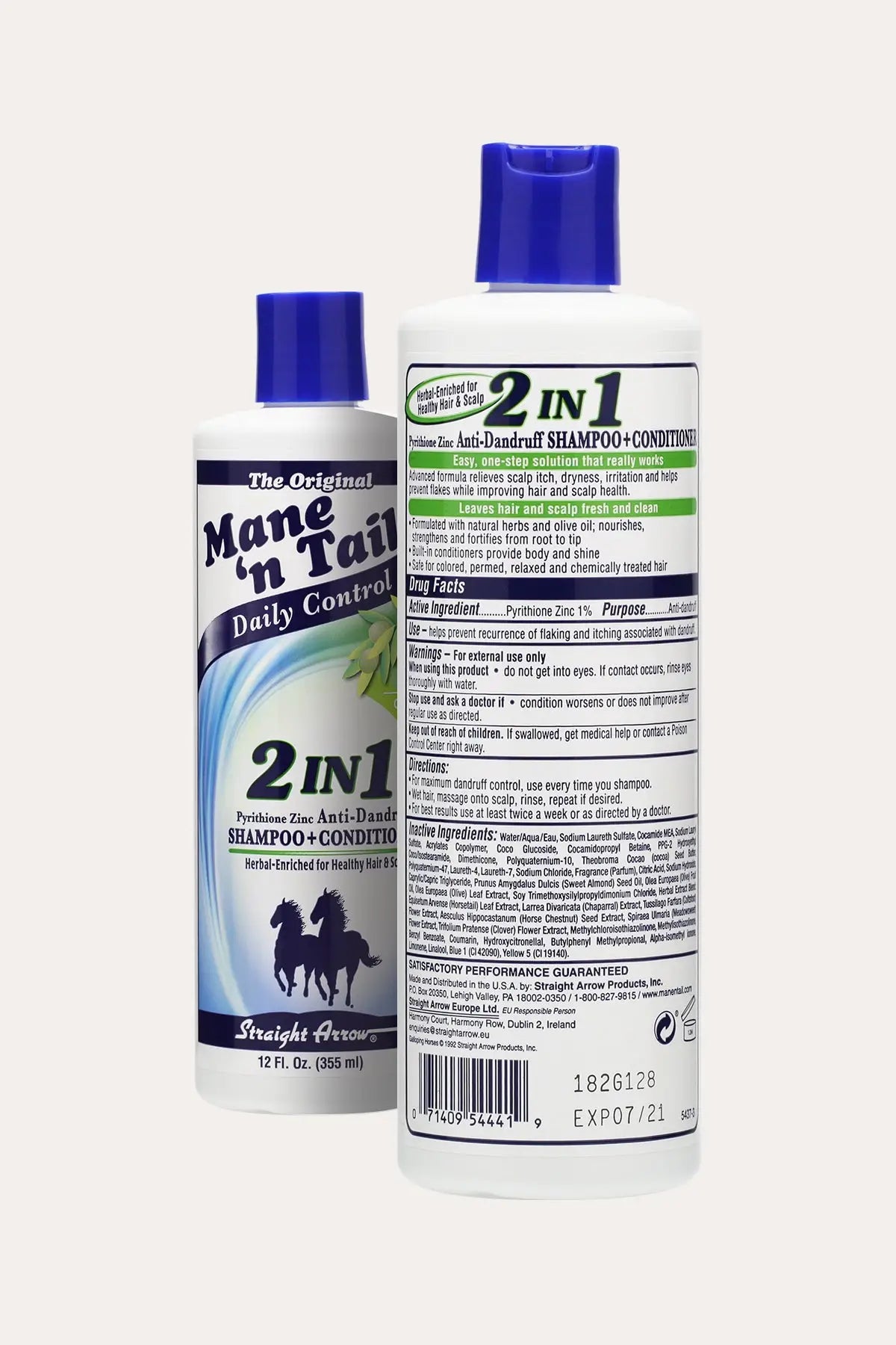 MANE'N TAIL DAILY CONTROL ANTI-DANDRUFF 2IN1 SHAMPOO + CONDITIONER 12oz - BSW BEAUTY CANADA
