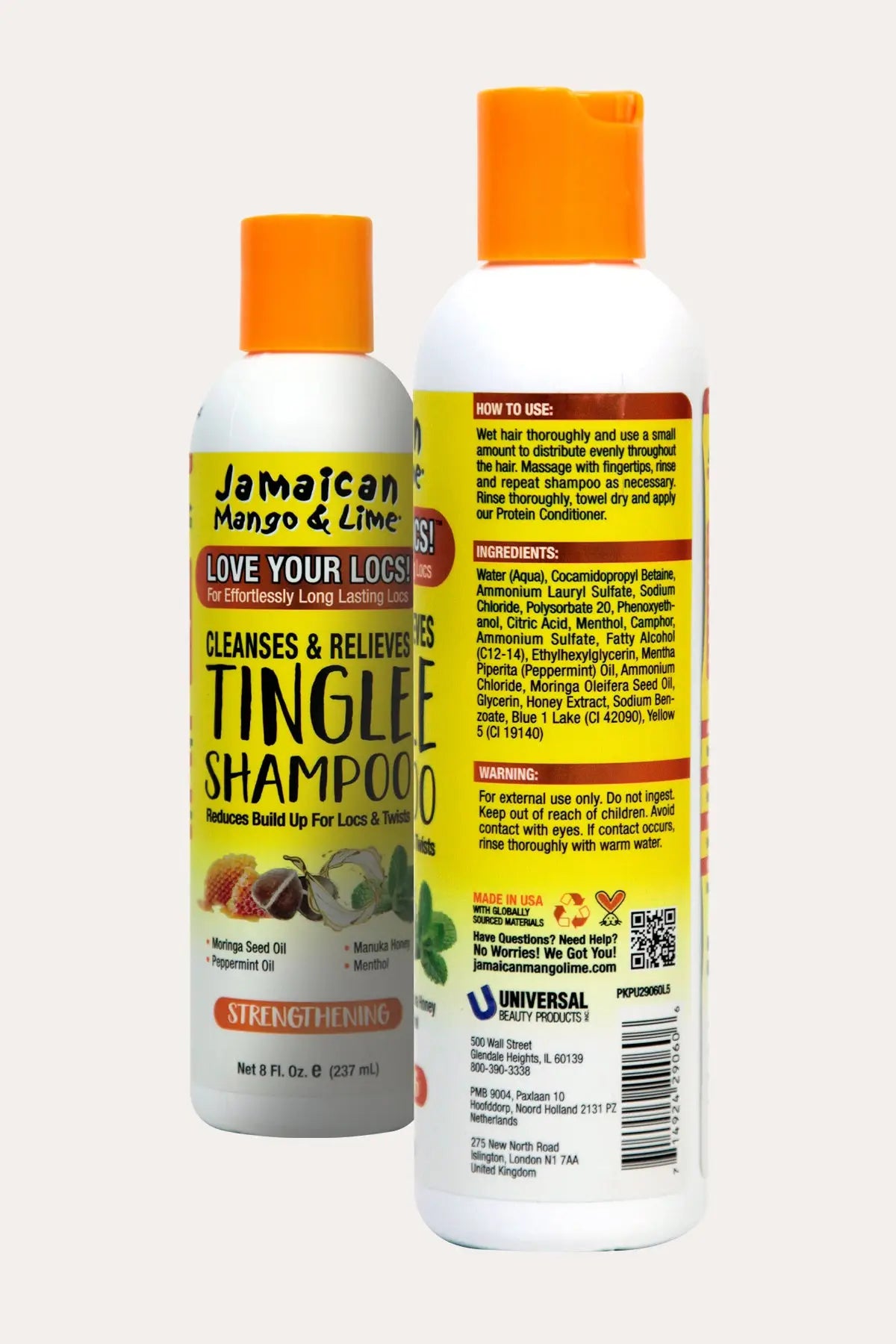 JAMAICAN MANGO & LIME TINGLE SHAMPOO 8oz