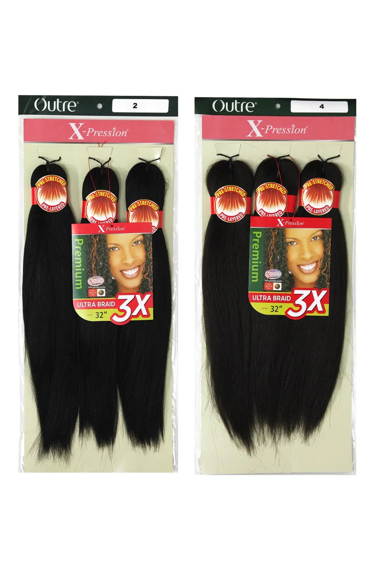 OUTRE 3X X-PRESSION PRE-STRETCHED ULTRA BRAID 32"